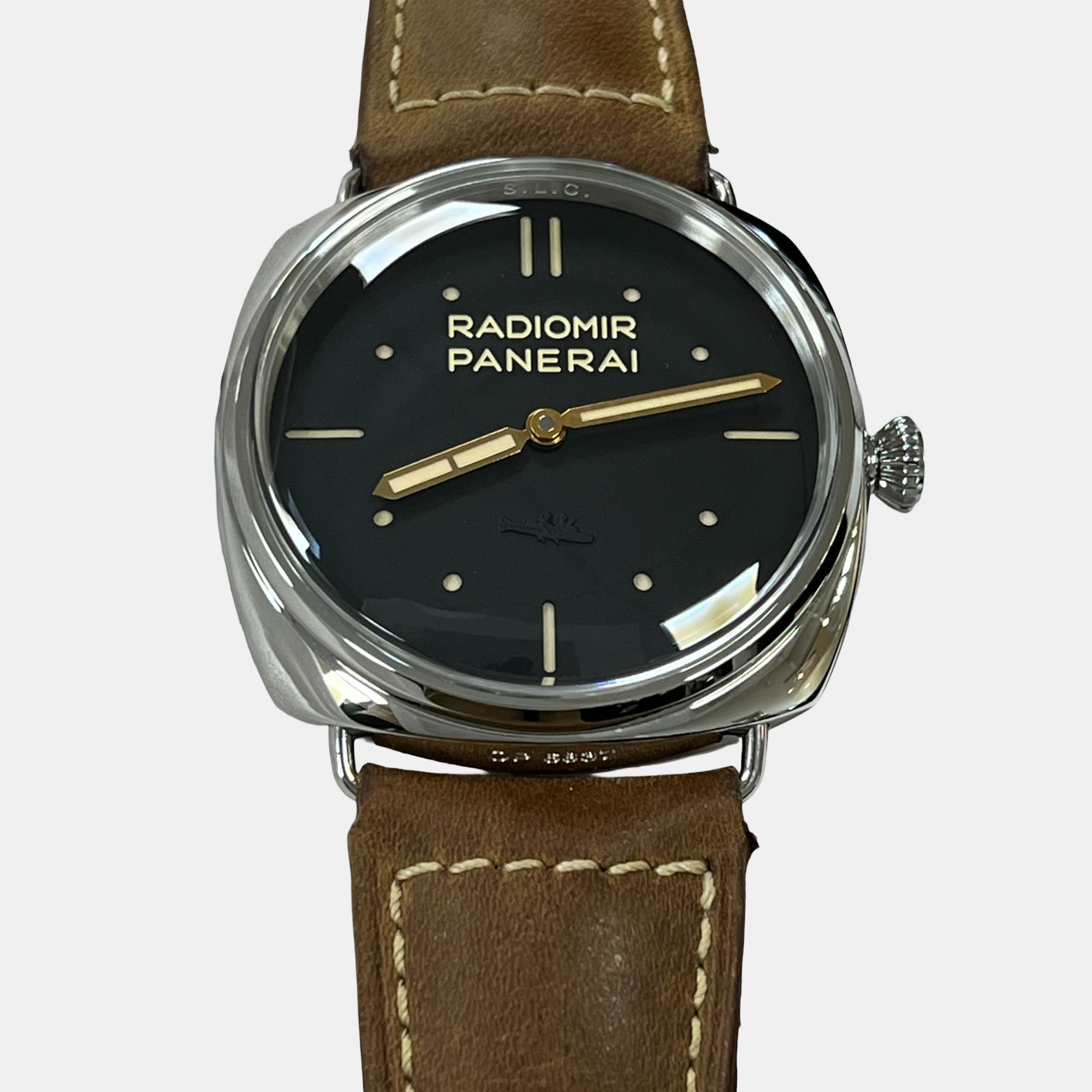 

Panerai Radiomir PAM00425 Manual Winding Black Dial Stainless Steel Men's Wristwatch 47 mm