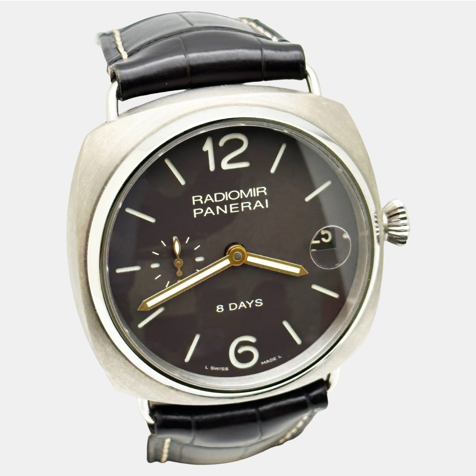 

Panerai Radiomir PAM00346 Manual Winding Brown Dial Titanium Men's Wristwatch 45 mm