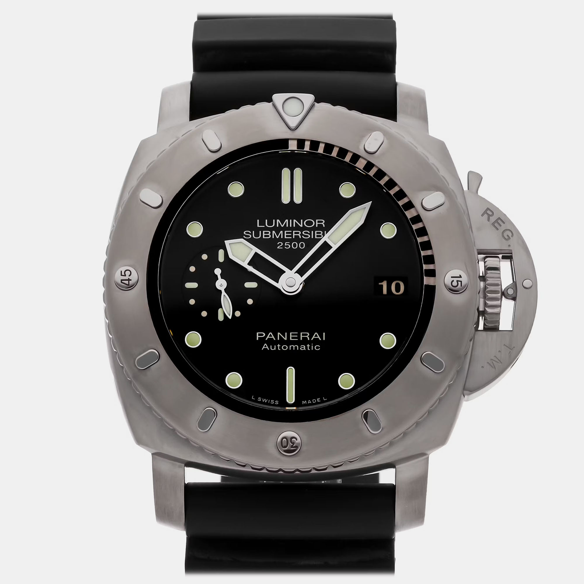 

Pre-Owned Panerai Luminor Submersible 1950 2500m 3 Days PAM 364 47 mm, Black