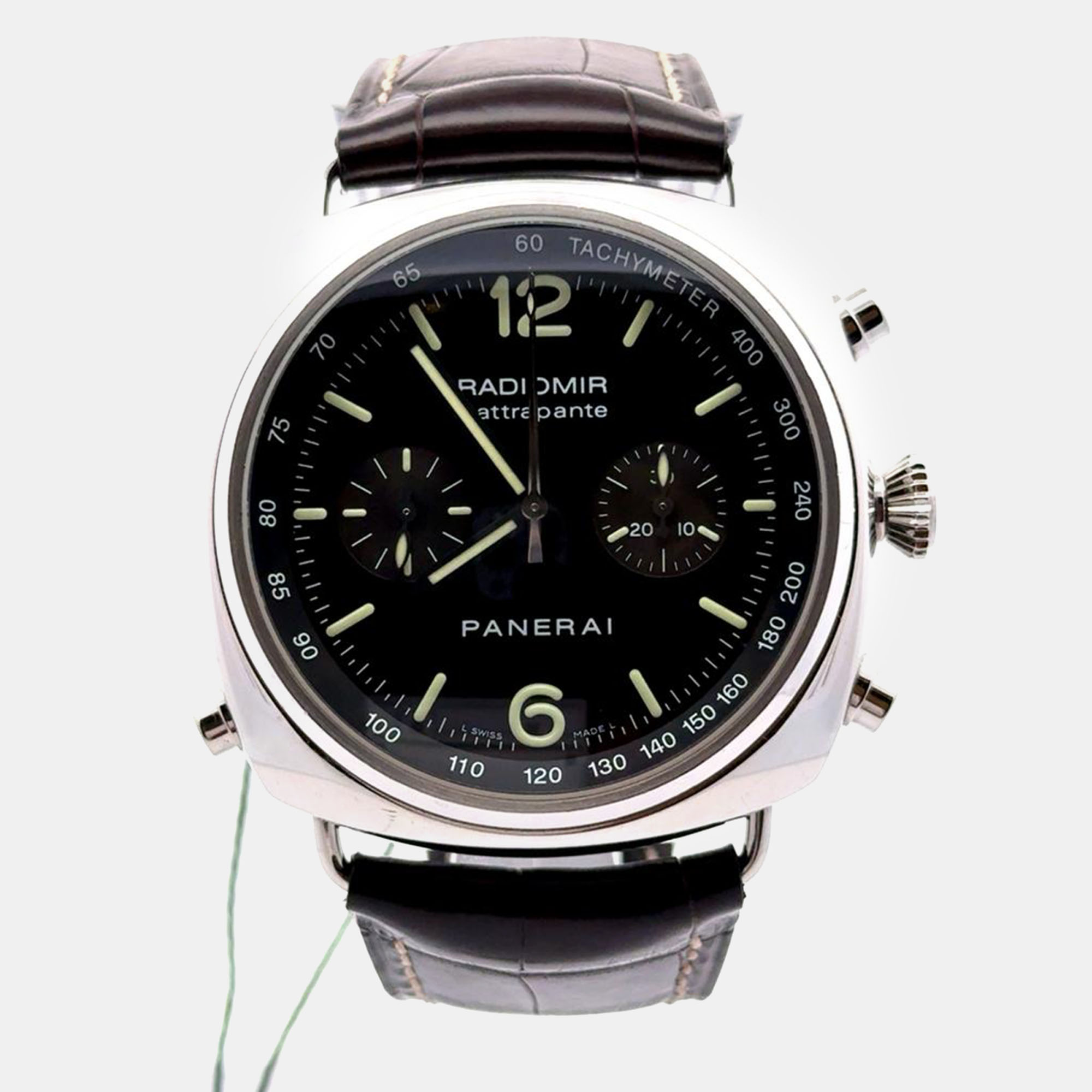 

Panerai Radiomir Rattrapante PAM00214 Automatic Black Dial Stainless Steel Men's Wristwatch 45 mm