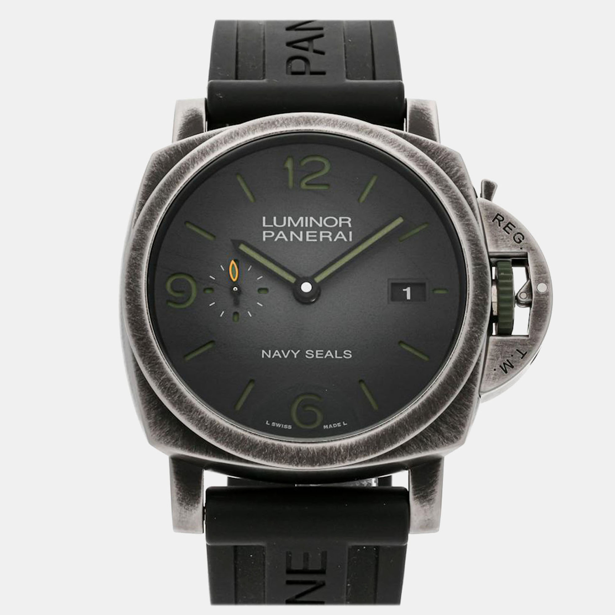 

Pre-Owned Panerai Luminor Marina Navy SEALs PAM 1412, Grey