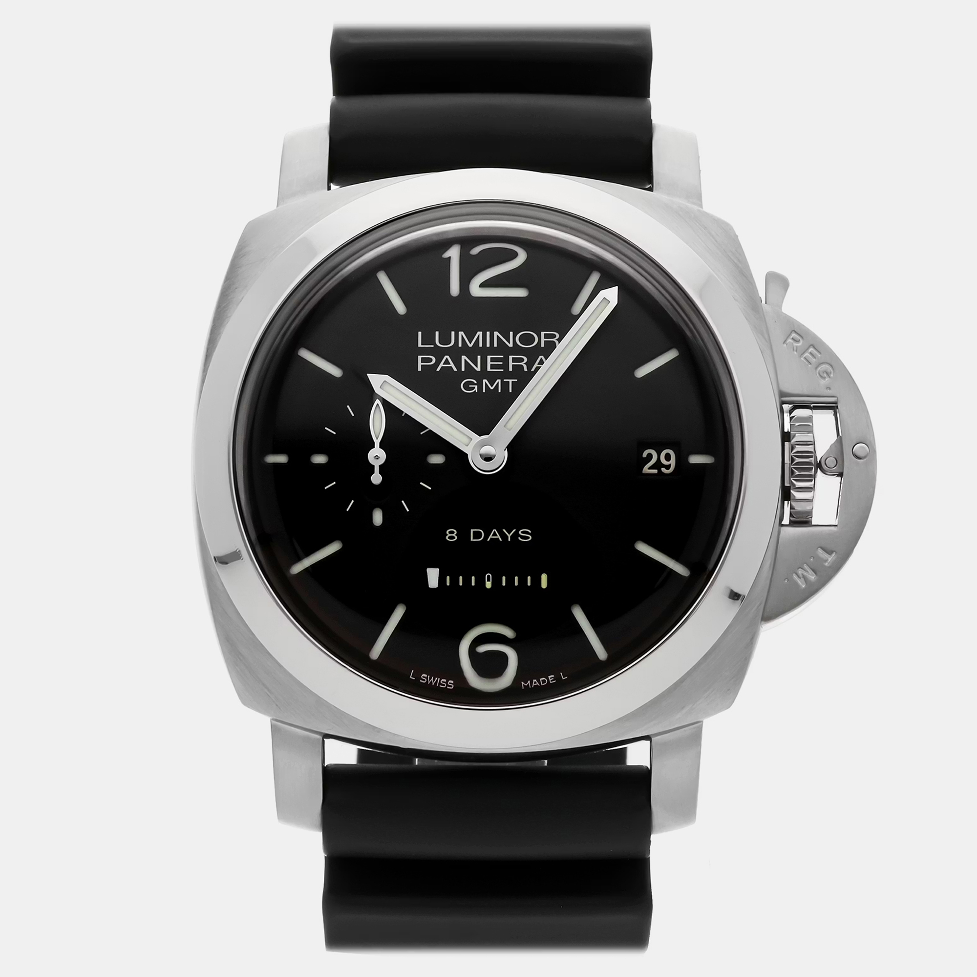 

Pre-Owned Panerai Luminor 1950 8 Days PAM 233 Manual Winding 44 mm, Black