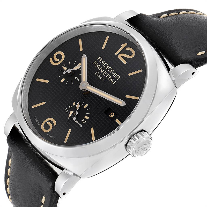 

Panerai Black Stainless Steel Radiomir