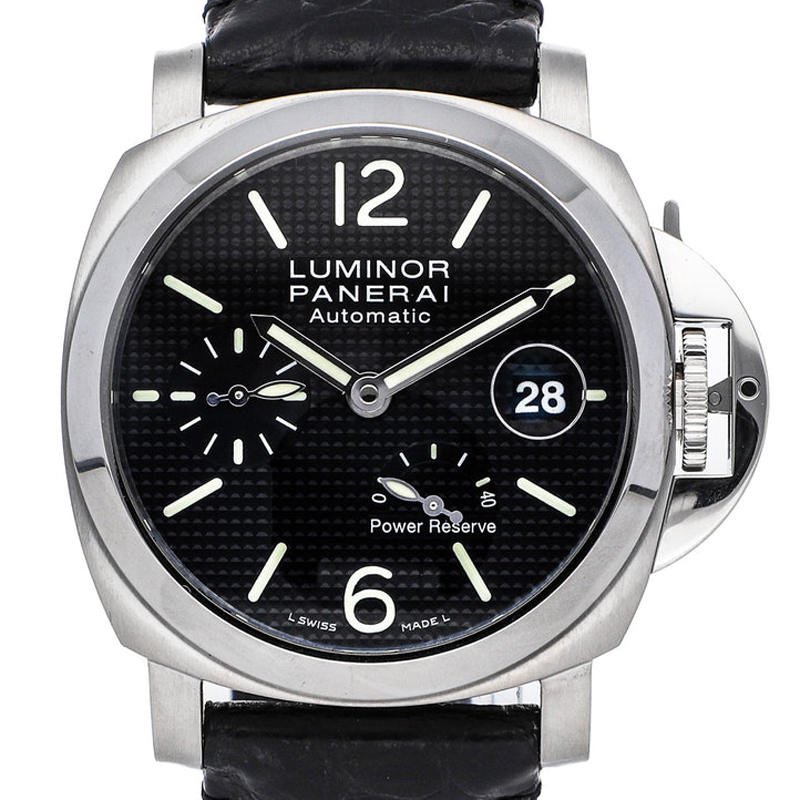 

Panerai Black Stainless Steel Luminor Power Reserve PAM00241Men's Wristwatch