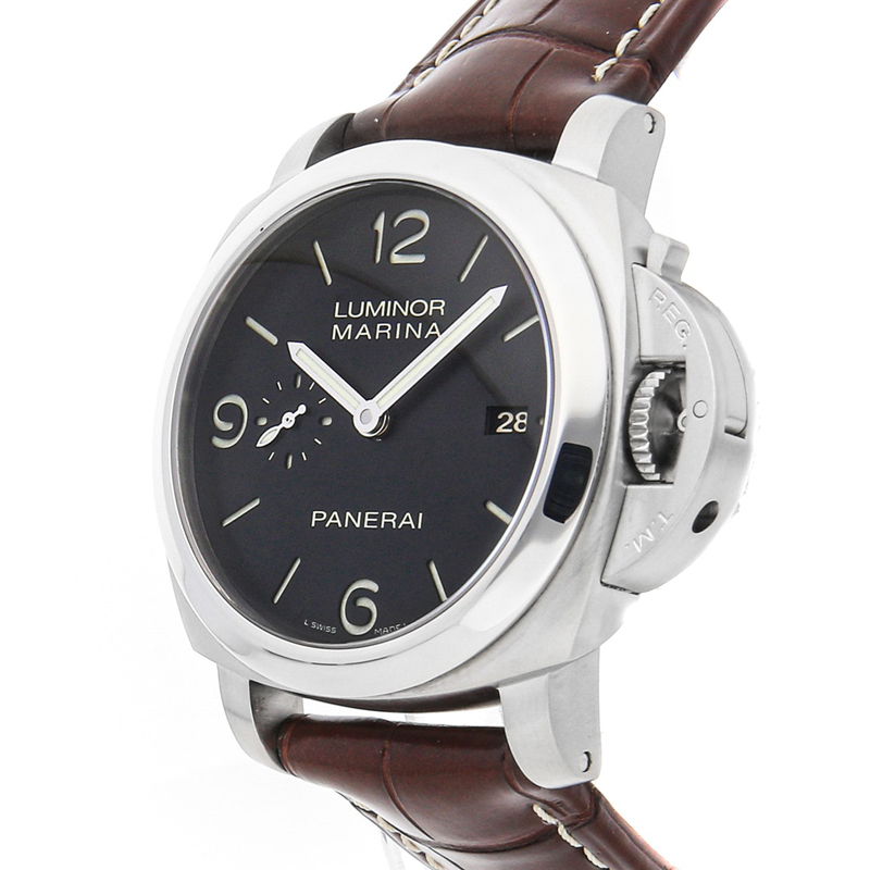 

Panerai Black Stainless Steel Luminor Marina