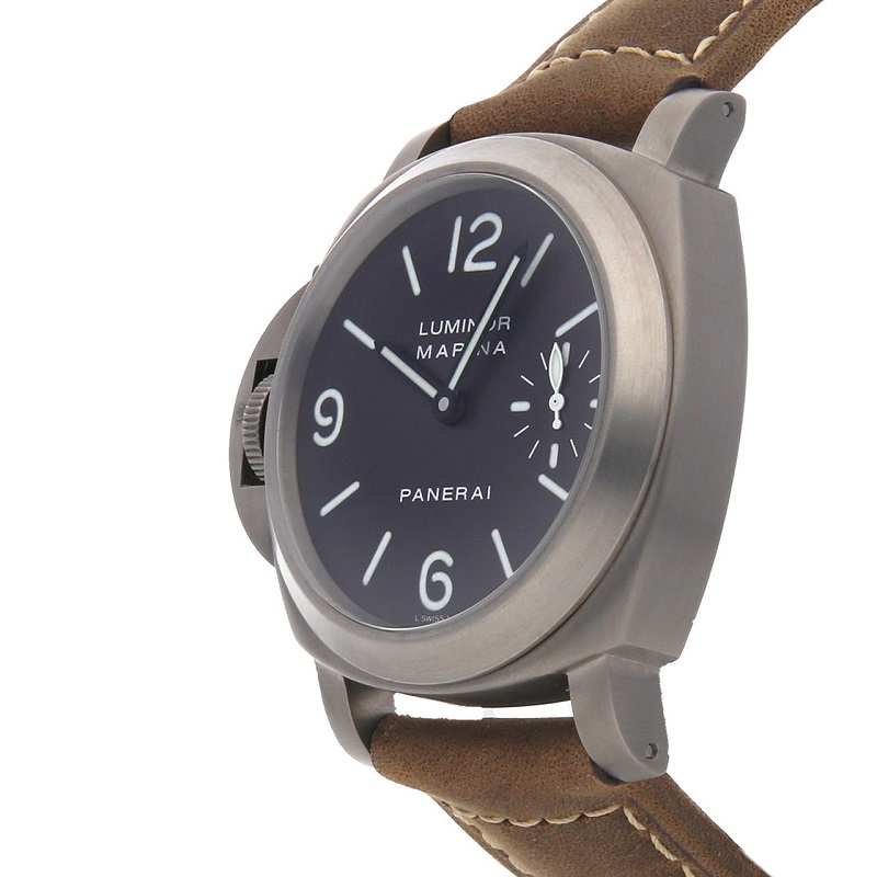

Panerai Brown Titanium Luminor Marina Destro PAM00117 Men's Wristwatch