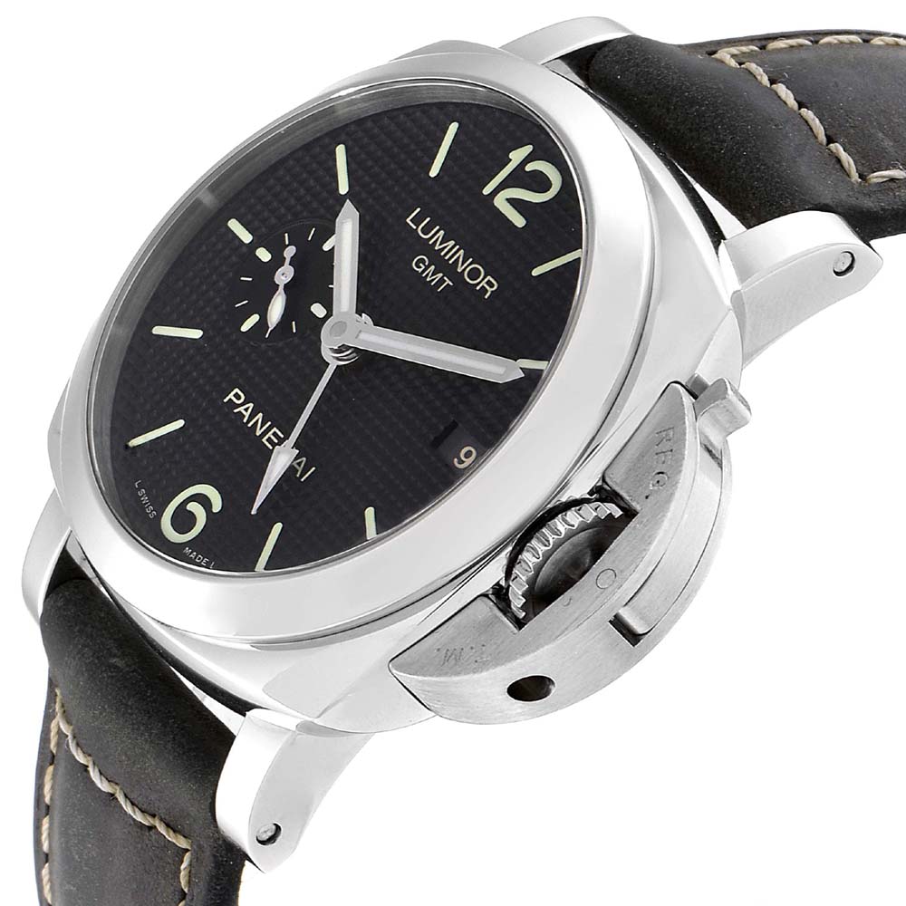 

Panerai Black Stainless Steel Officine Luminor