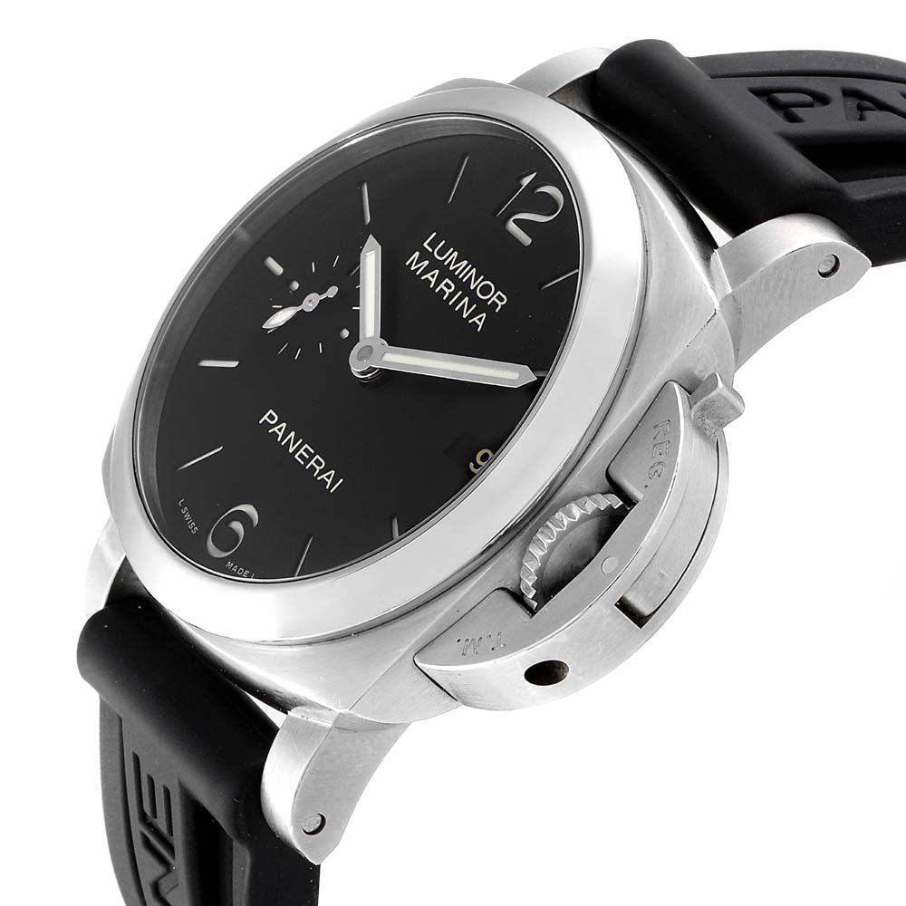 

Panerai Black Stainless Steel Luminor Marina