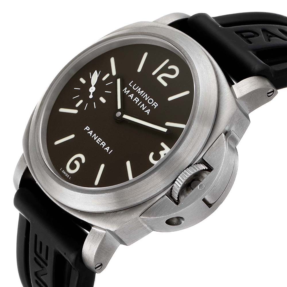 

Panerai Black Titanium Luminor Marina PAM00061 Men's Wristwatch
