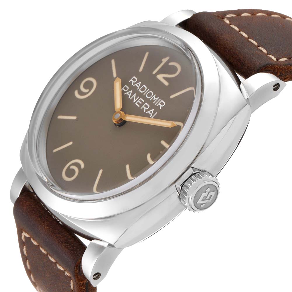 

Panerai Brown Stainless Steel Radiomir 1940 PAM00662 Men's Wristwatch 47 MM