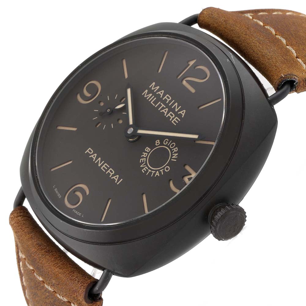 

Panerai Brown Composite Radiomir Marina PAM00339 Men's Wristwatch 47 MM