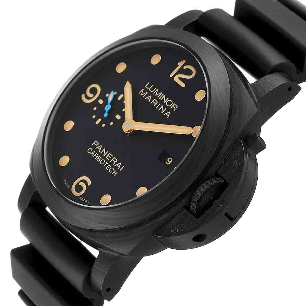 

Panerai Black Carbotech Luminor Marina 1950 PAM00661 Men's Wristwatch 44 MM