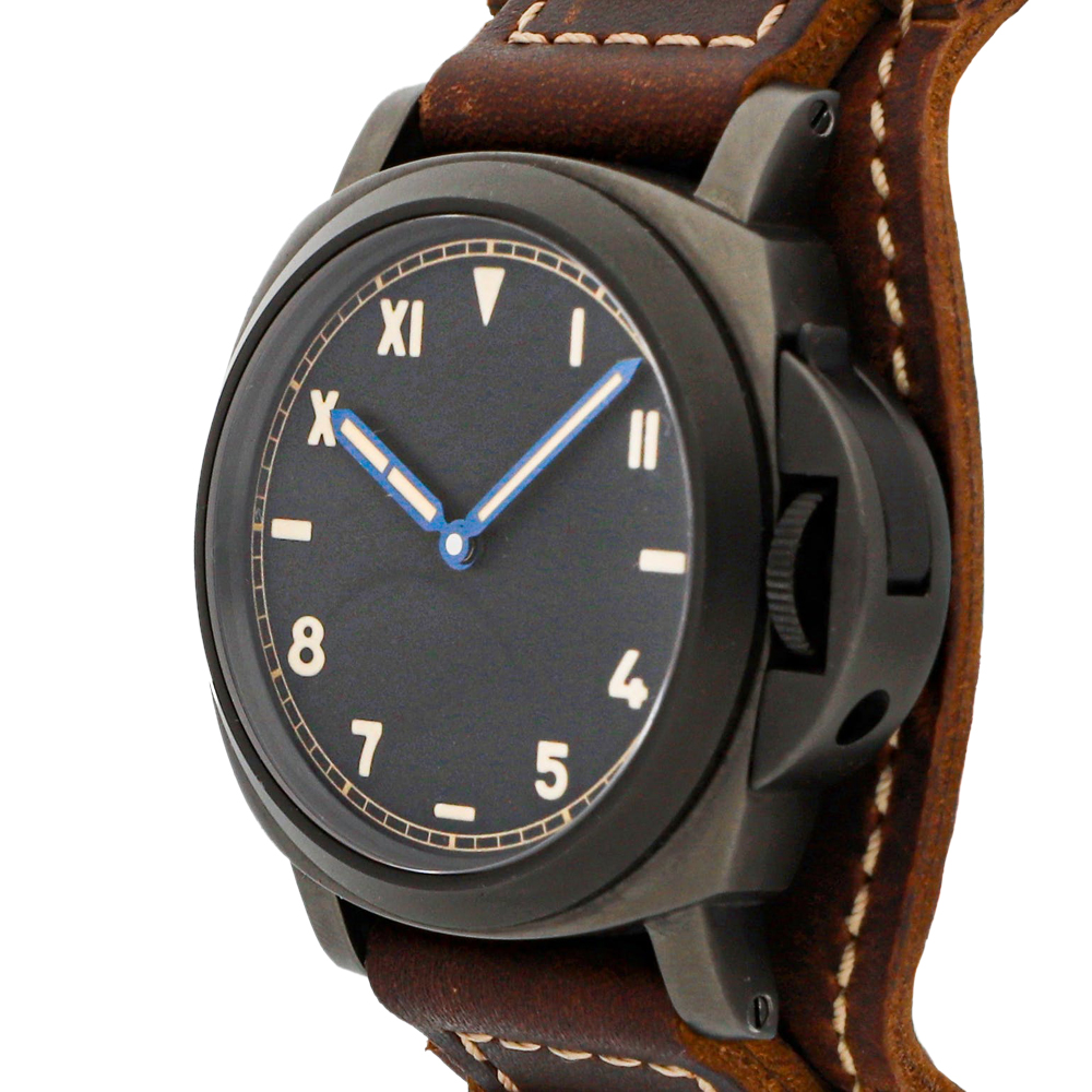 

Panerai Black Titanium Luminor 8 Days PAM 779 Men's Wristwatch 44 MM