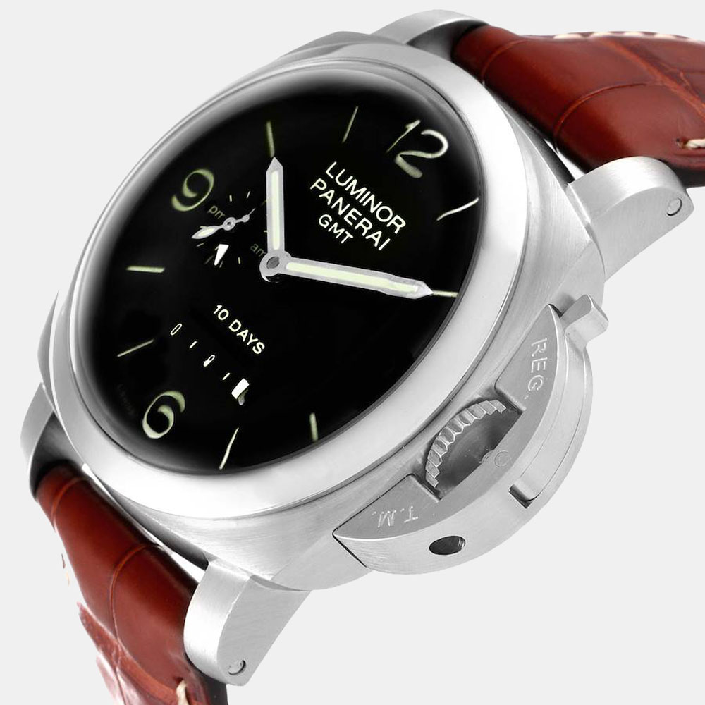 

Panerai Black Stainless Steel Luminor Marina PAM00270 Automatic Men's Wristwatch 44 mm