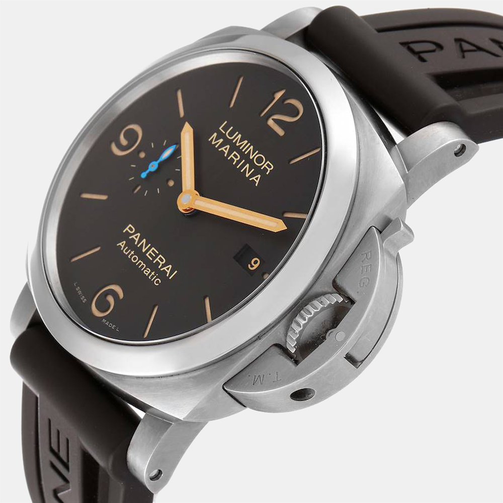 

Panerai Brown Titanium Luminor Marina PAM01351 Automatic Men's Wristwatch 44 mm