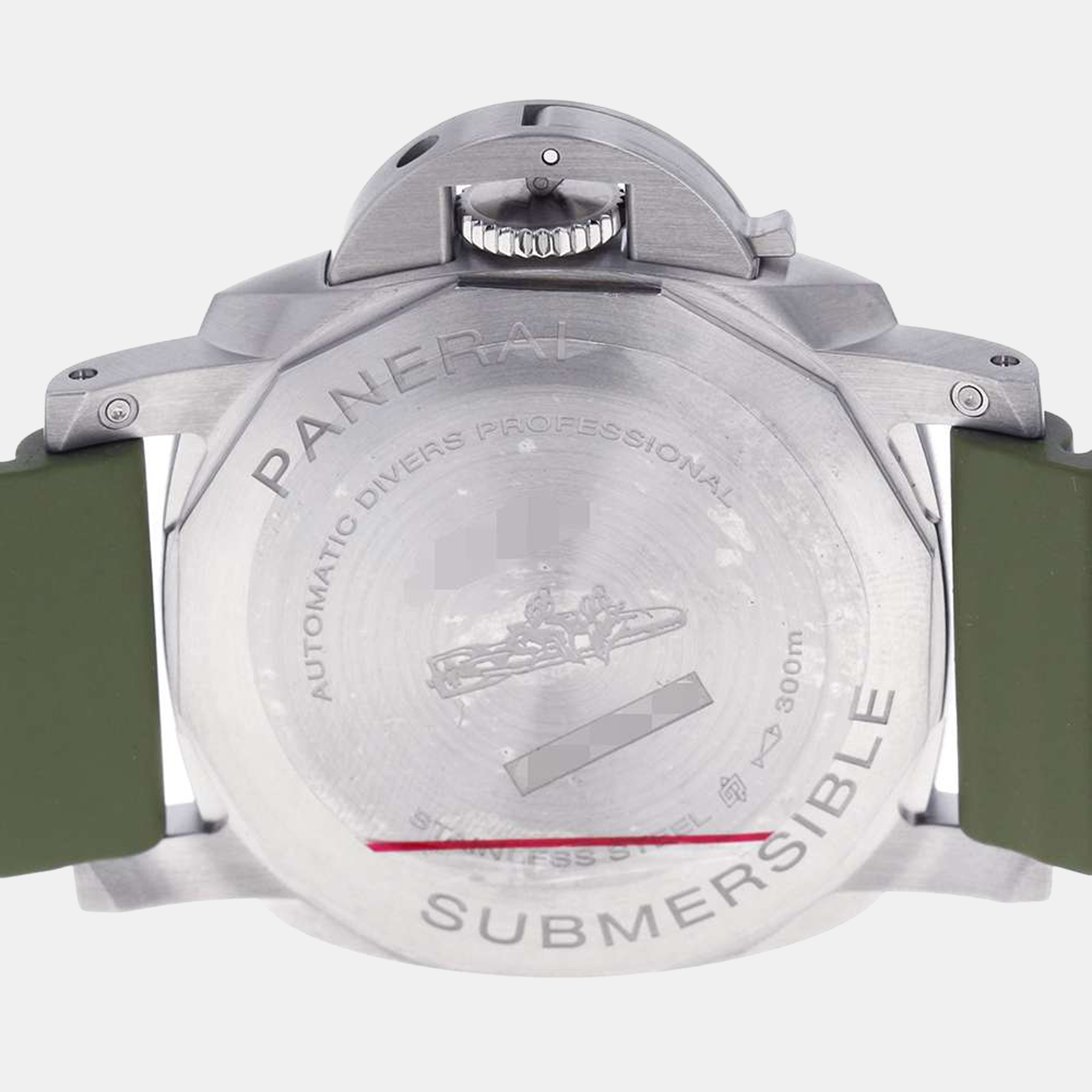 

Panerai White Stainless Steel Luminor Submersible PAM01226 Automatic Men's Wristwatch 44 mm