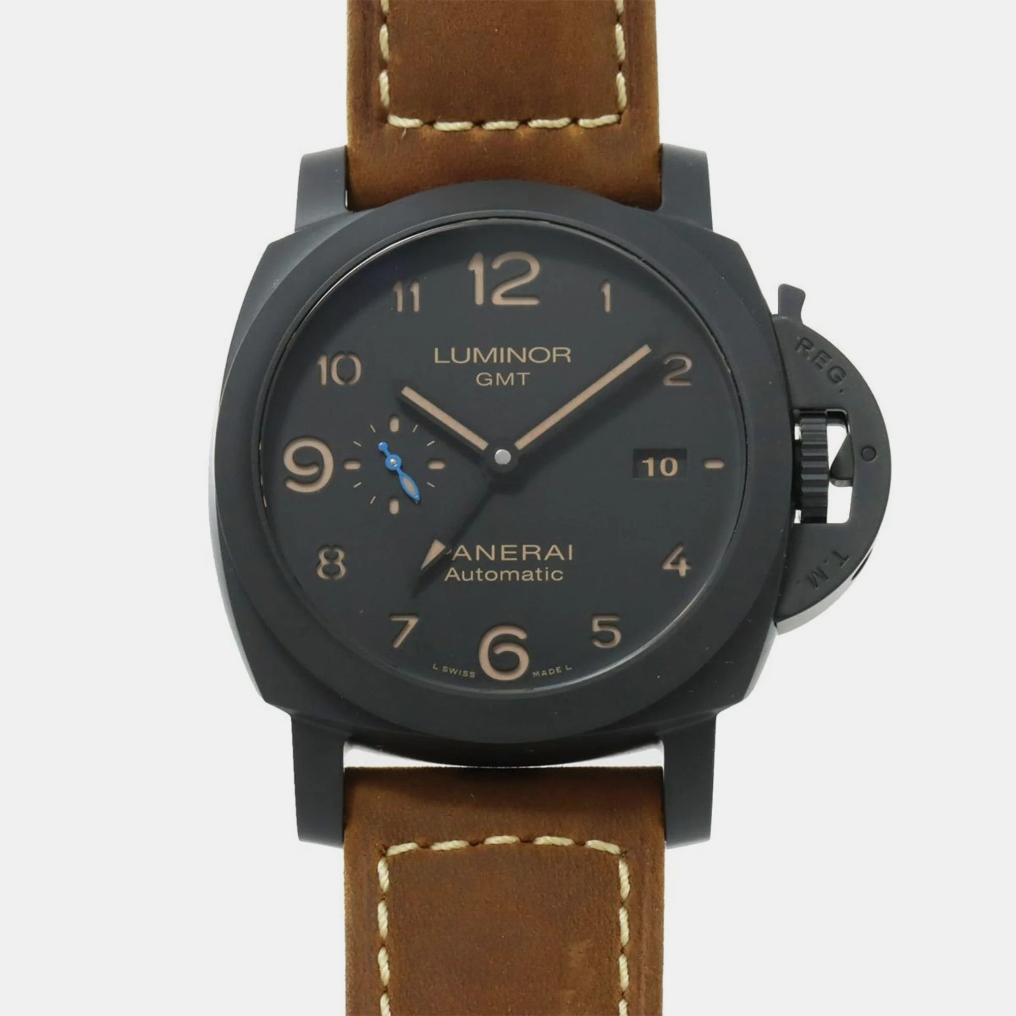 

Panerai Black Ceramic and Titanium Luminor PAM01441 Automatic Men's Wristwatch