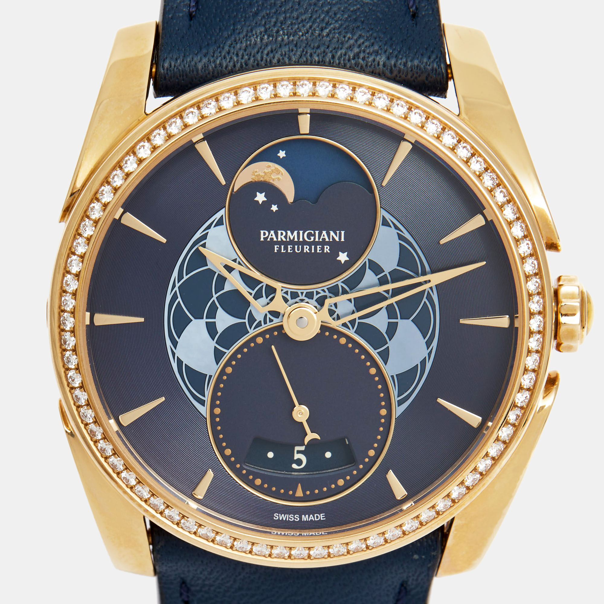 

PARMIGIANI 18K Watch, Blue