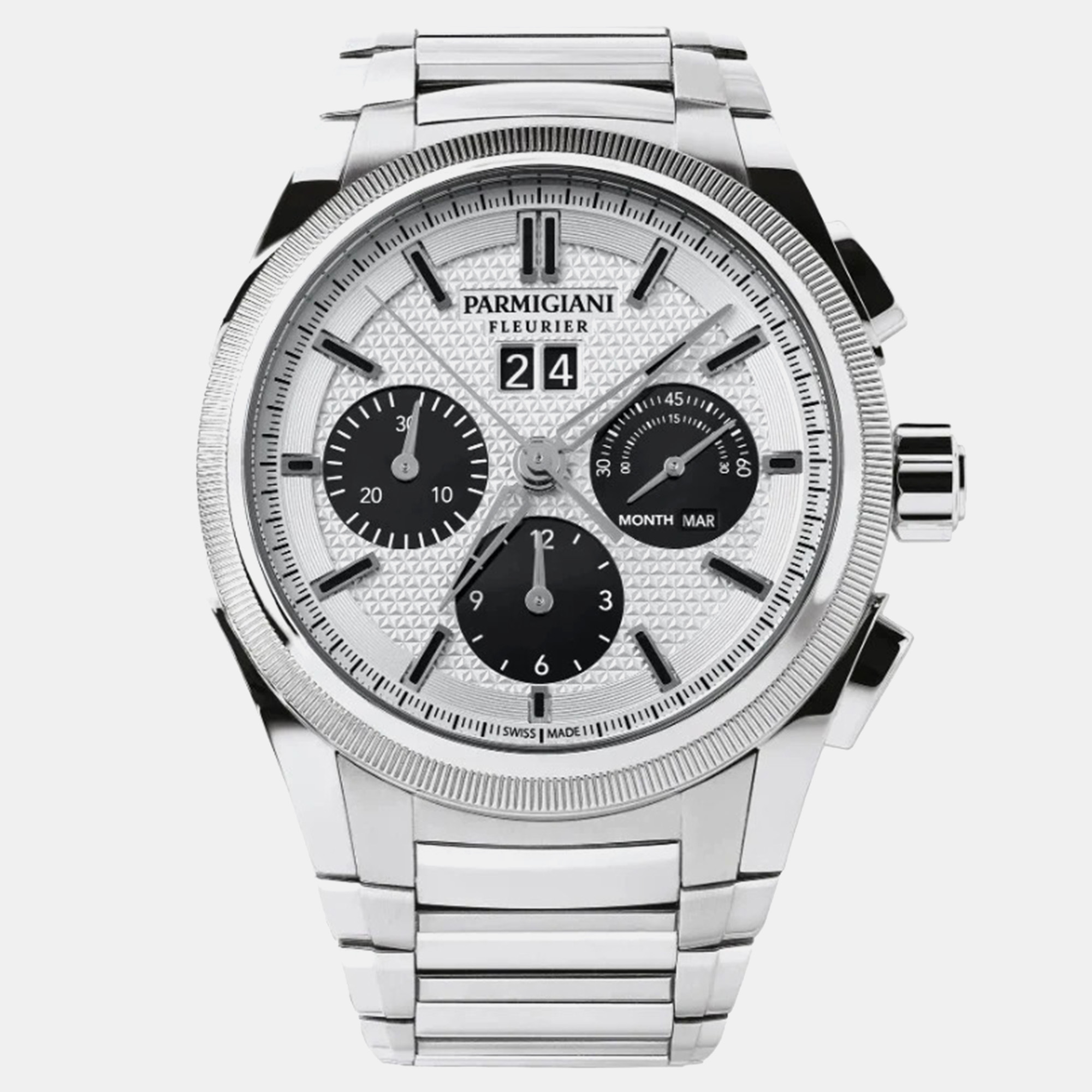 

Parmigiani Fleurie Tonda GT PFC906 Automatic White Stainless Steel Men's Wristwatch