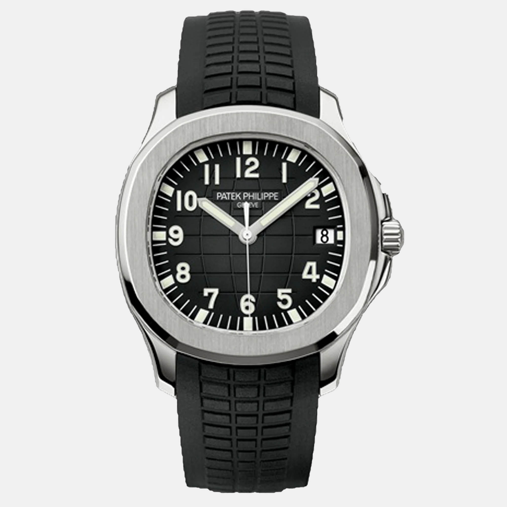 

Patek Philippe Aquanaut 5167A Automatic Black Stainless Steel Men's Wristwatch 40 mm