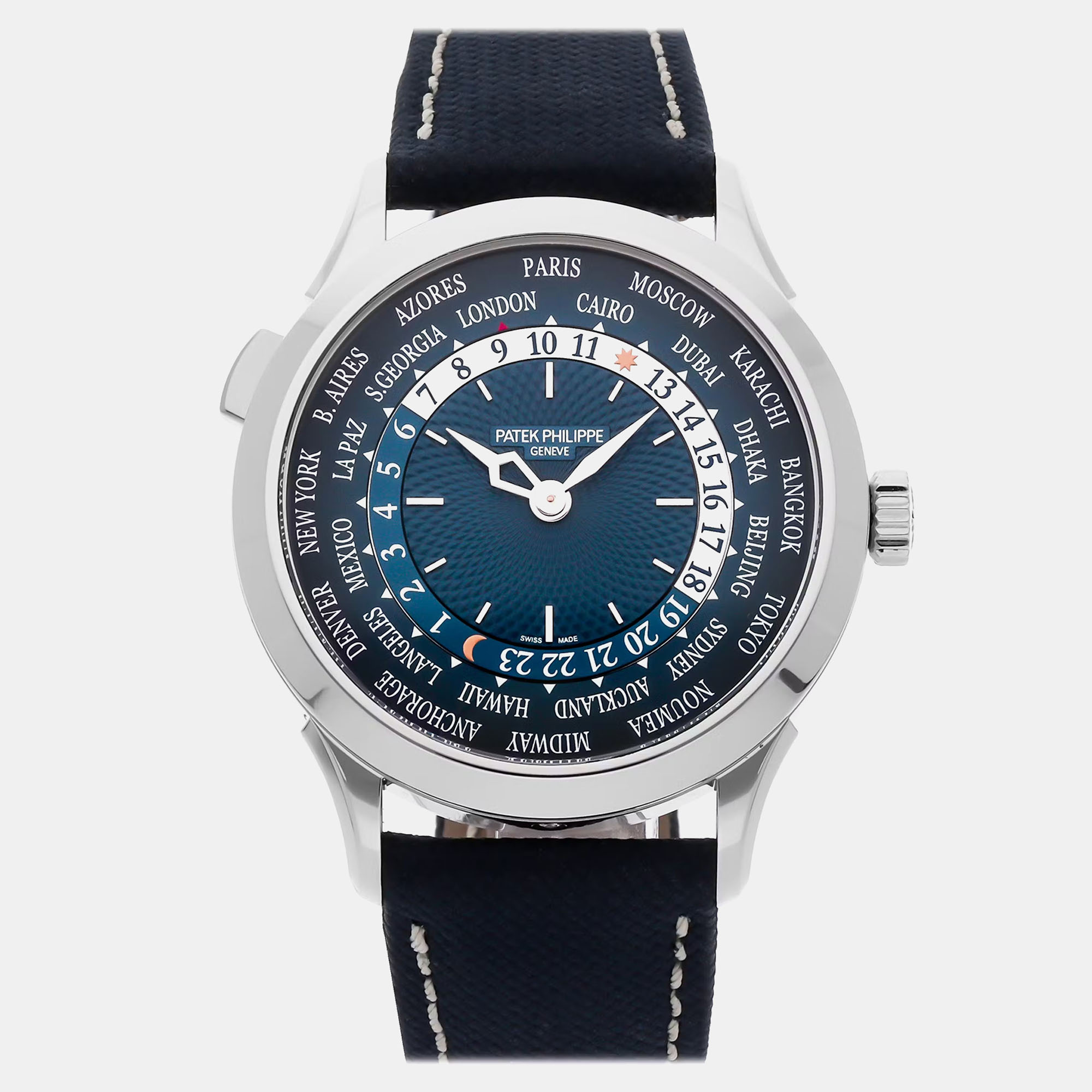 

Patek Philippe Blue Platinum Complications 5230P-001 Automatic Men's Wristwatch 38 mm