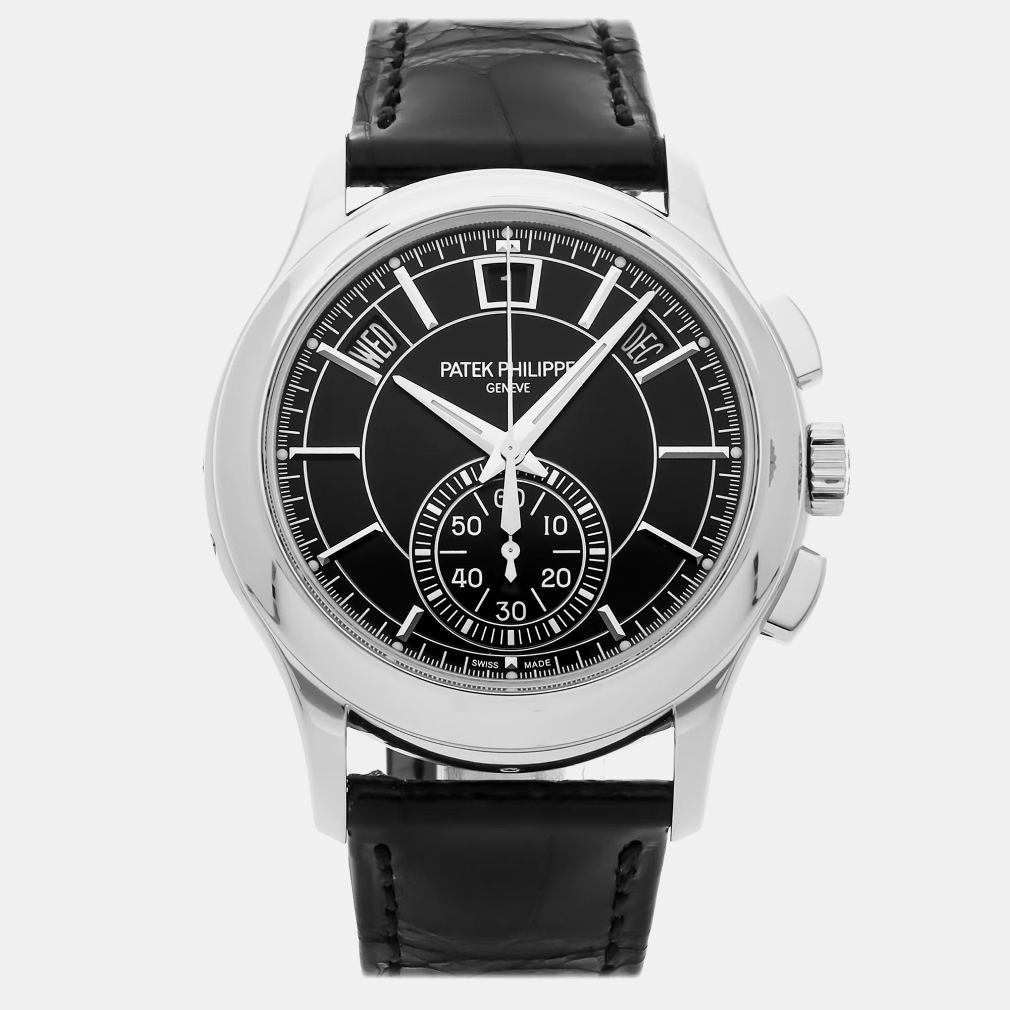 

Patek Philippe Black Platinum Complications 5905P-010 Automatic Men's Wristwatch 42 mm