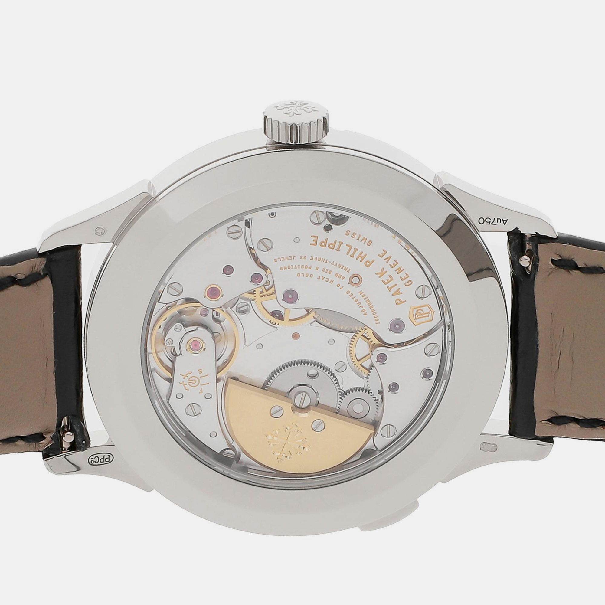 Patek Philippe Grey 18k White Gold Complications 5230G-014 Men`s Wristwatch 38 mm 