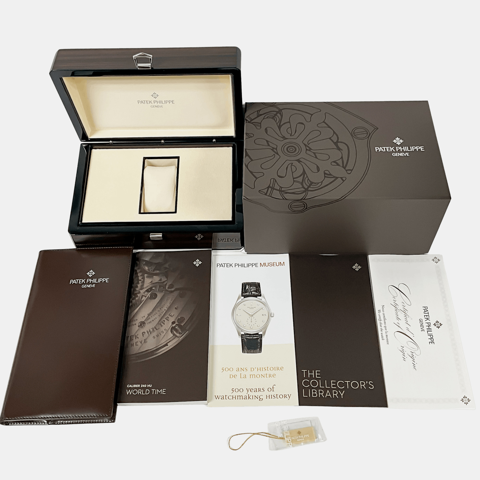 Patek Philippe Grey 18k White Gold Complications 5230G-014 Men`s Wristwatch 38 mm 