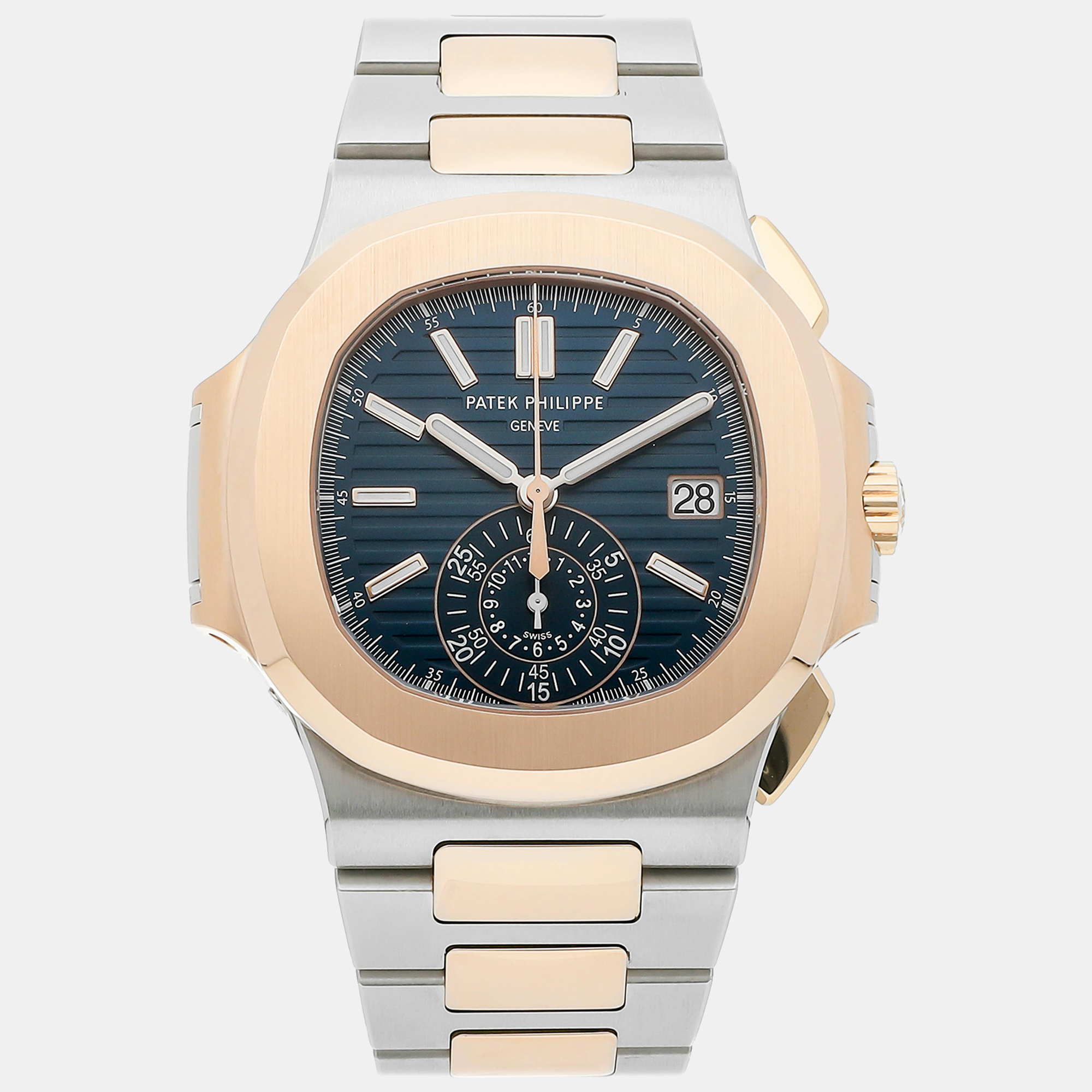 

Patek Philippe Blue Stainless Steel Nautilus 5980/1AR-001 Automatic Men's Wristwatch 40 mm