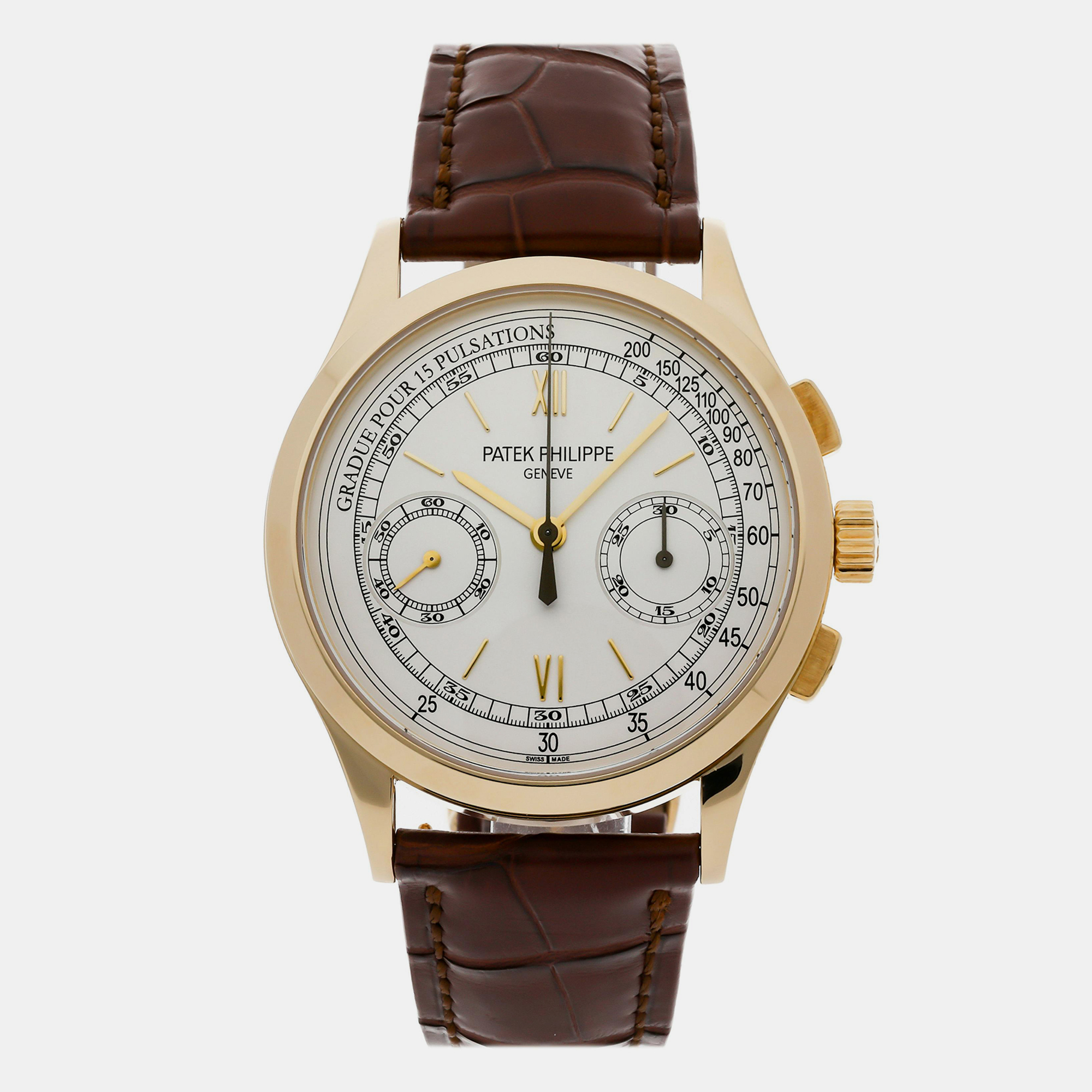 

Pre-Owned Patek Philippe Complications Chronograph 39 mm, Silver