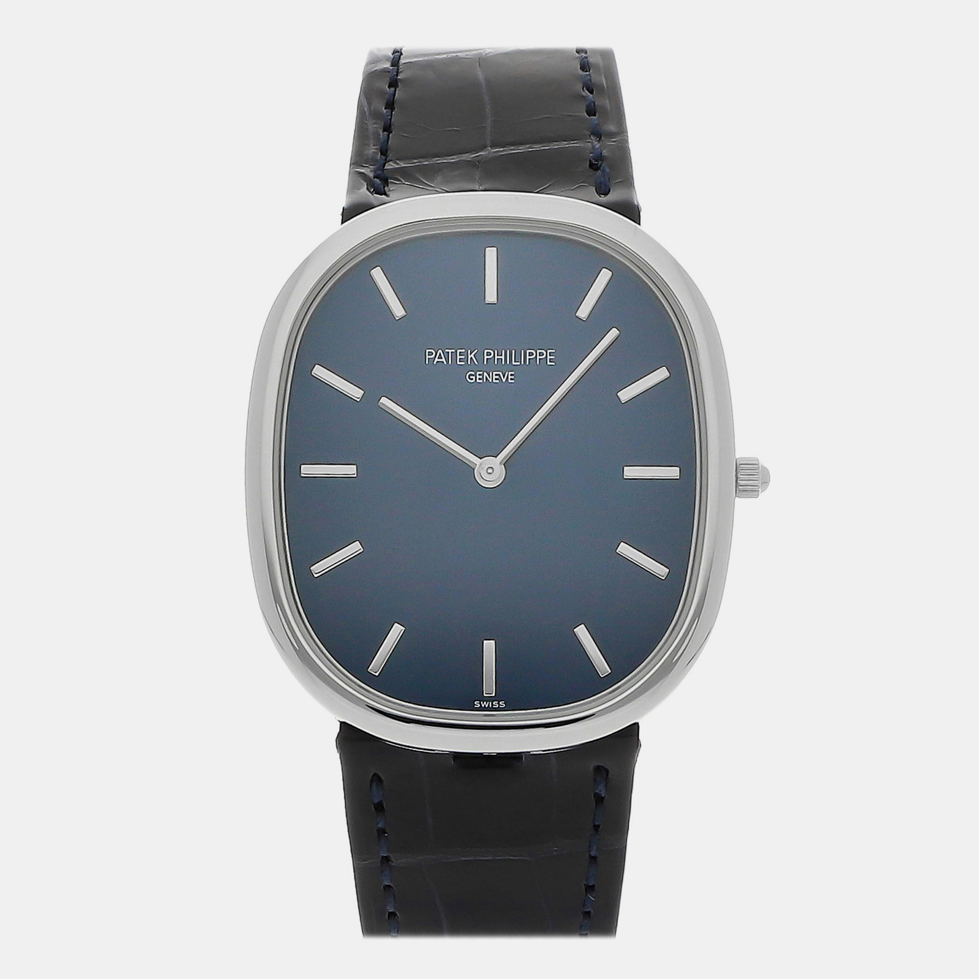 

Pre-Owned Patek Philippe Golden Ellipse 34 mm, Blue