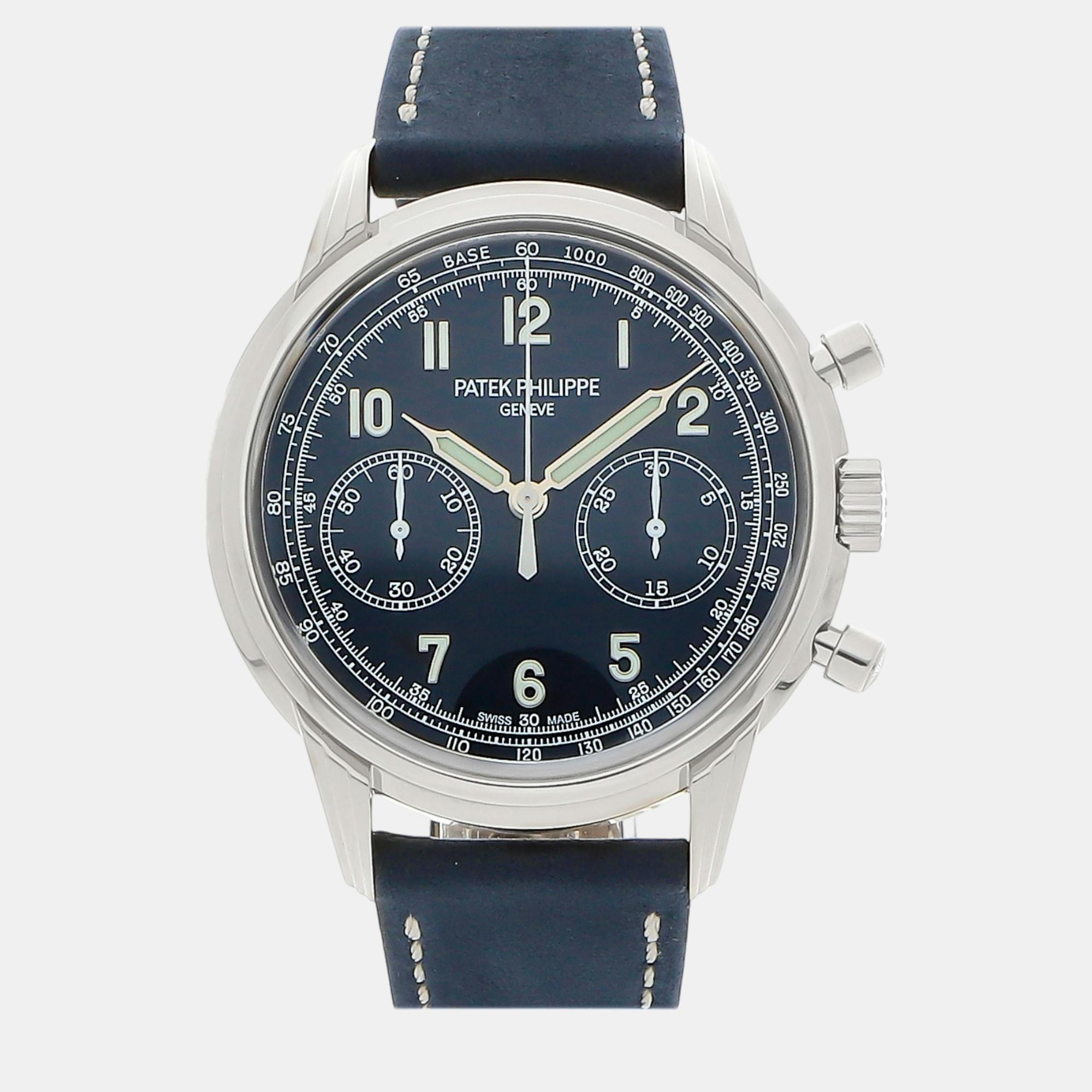 

Pre-Owned Patek Philippe Complications Chronograph 5172G-001, Blue