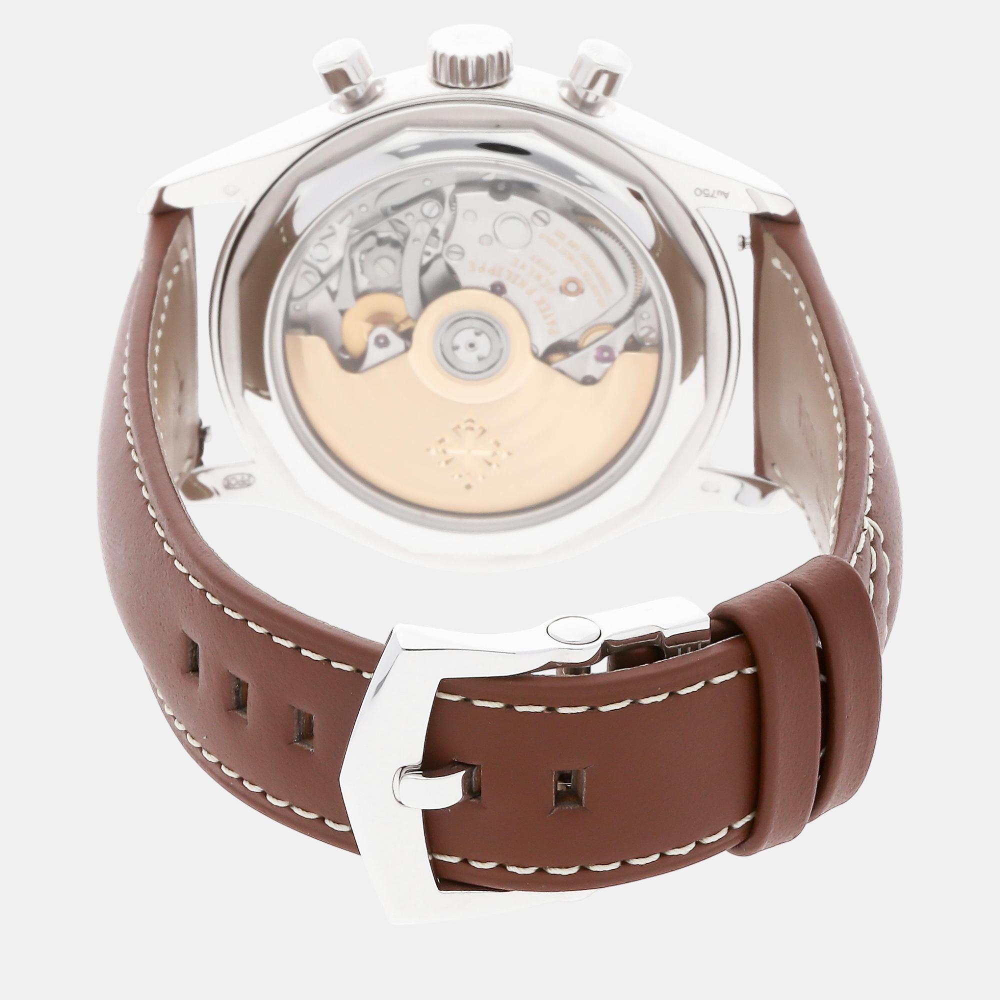 Pre-Owned Patek Philippe Complications Flyback Chronograph Annual Calendar 5960/01G-001 