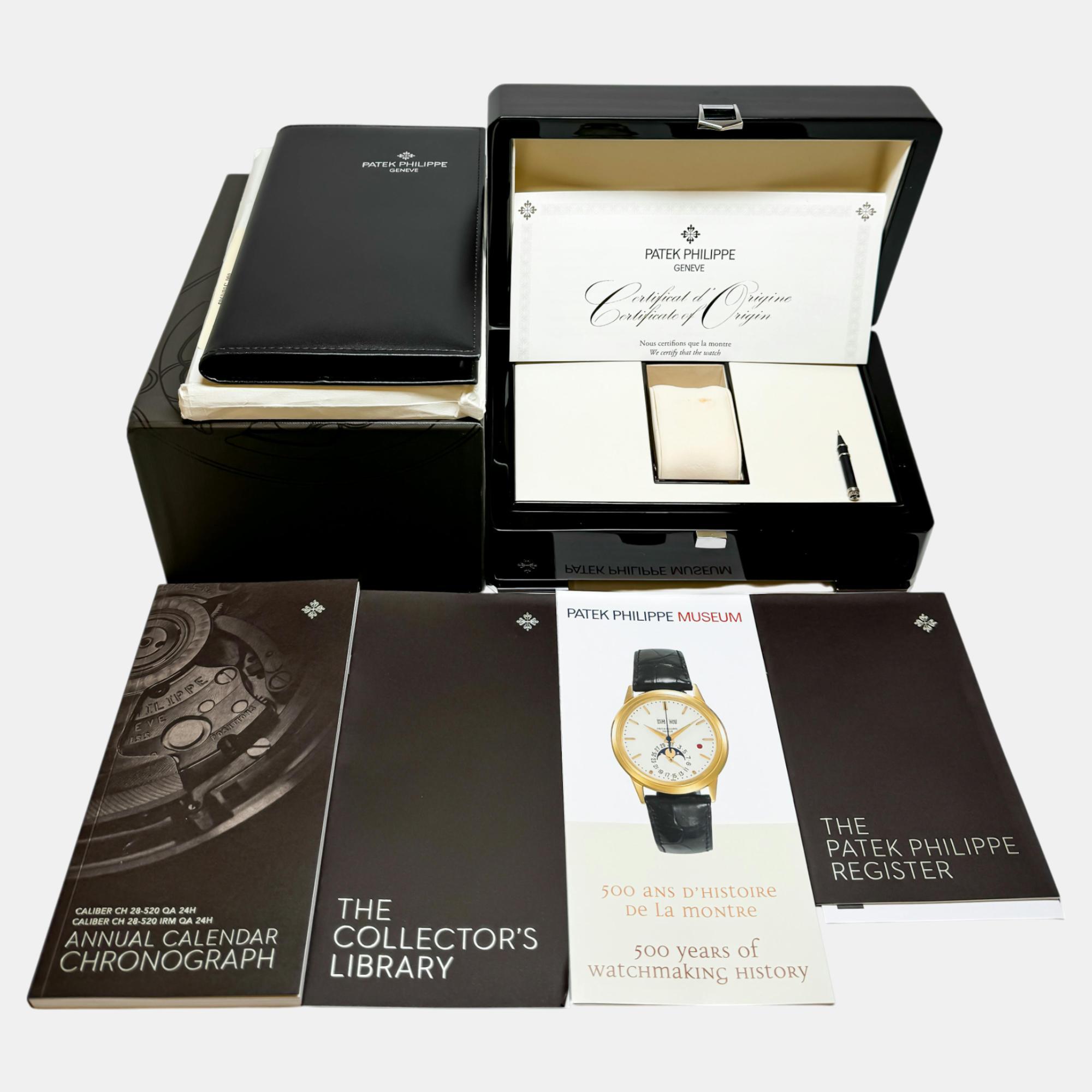 Pre-Owned Patek Philippe Complications Flyback Chronograph Annual Calendar 5960/01G-001 