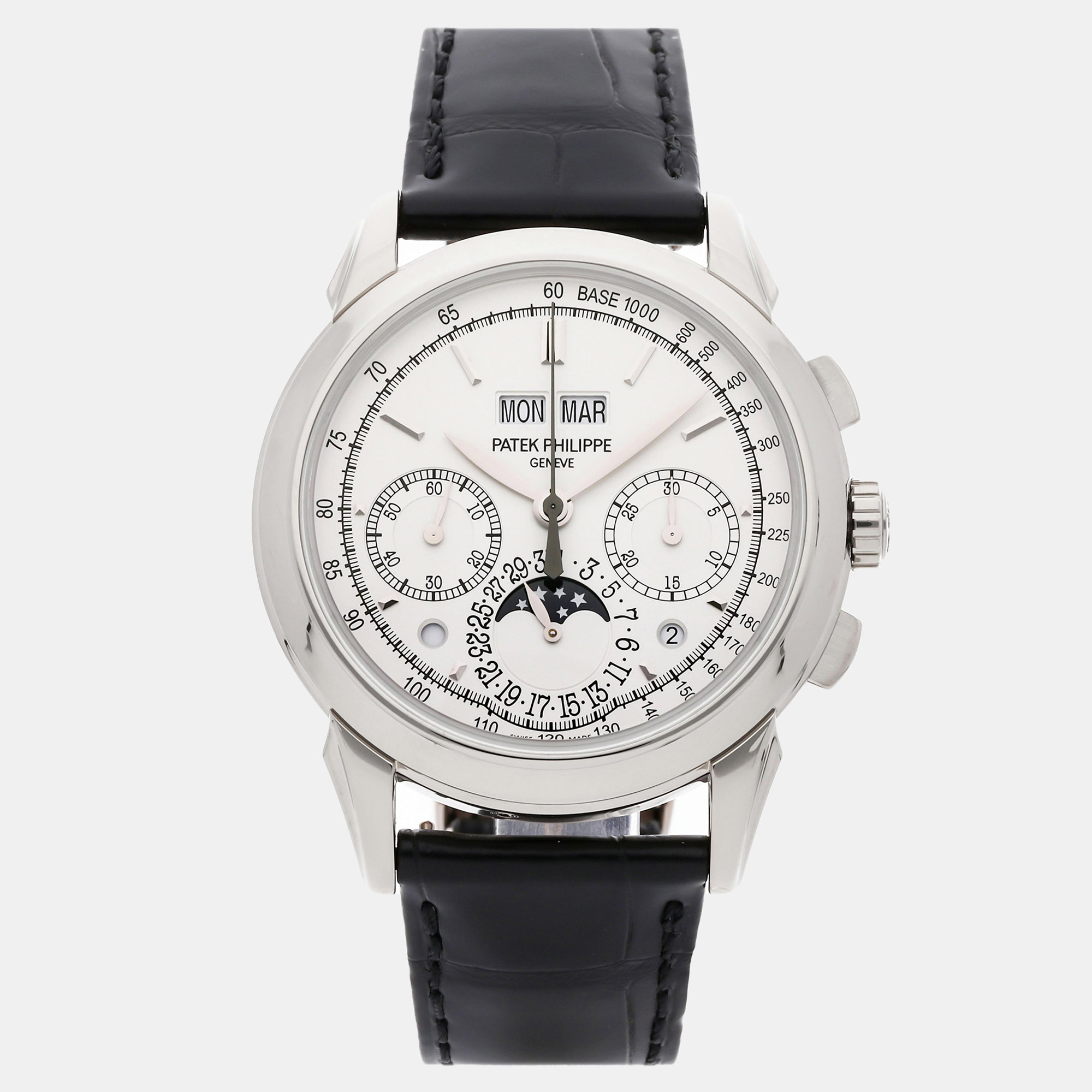 

Pre-Owned Patek Philippe Grand Complications Perpetual Calendar Chronograph 5270G-013, White