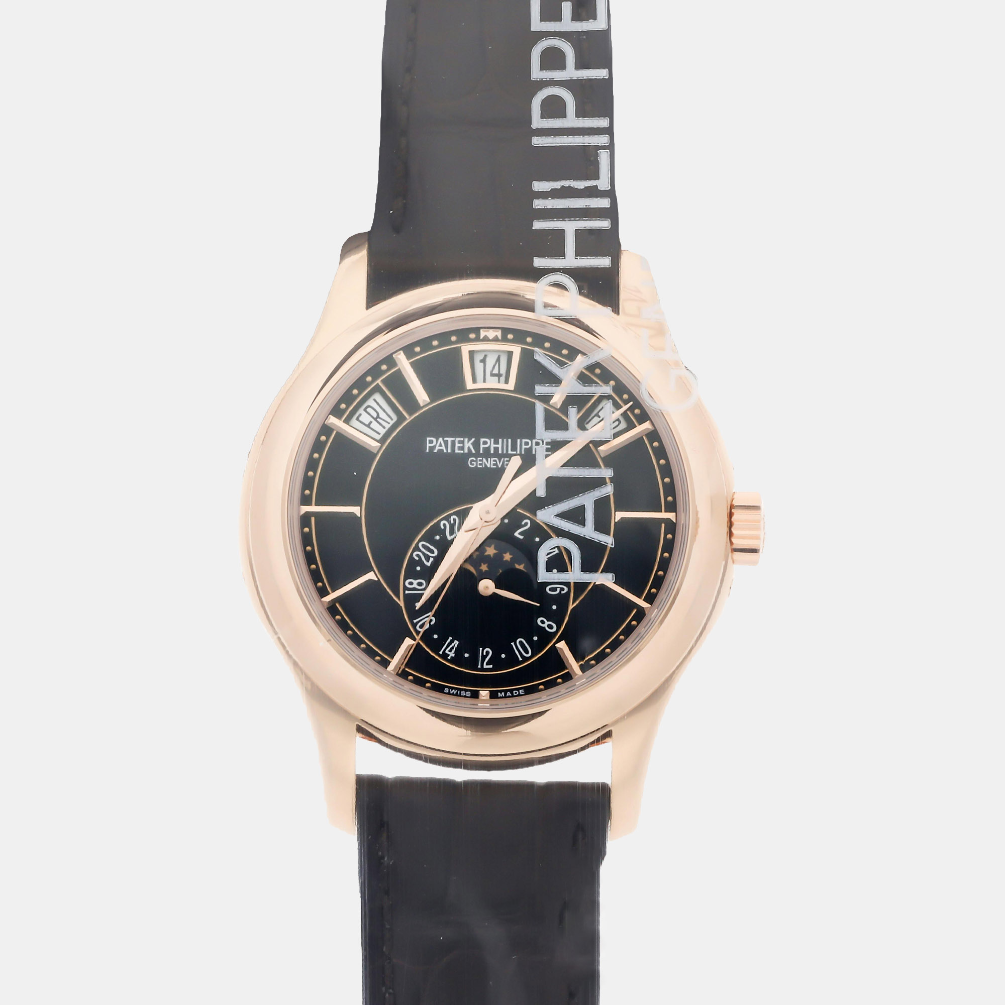 

Pre-Owned Patek Philippe Complications Annual Calendar 5205R-010, Black