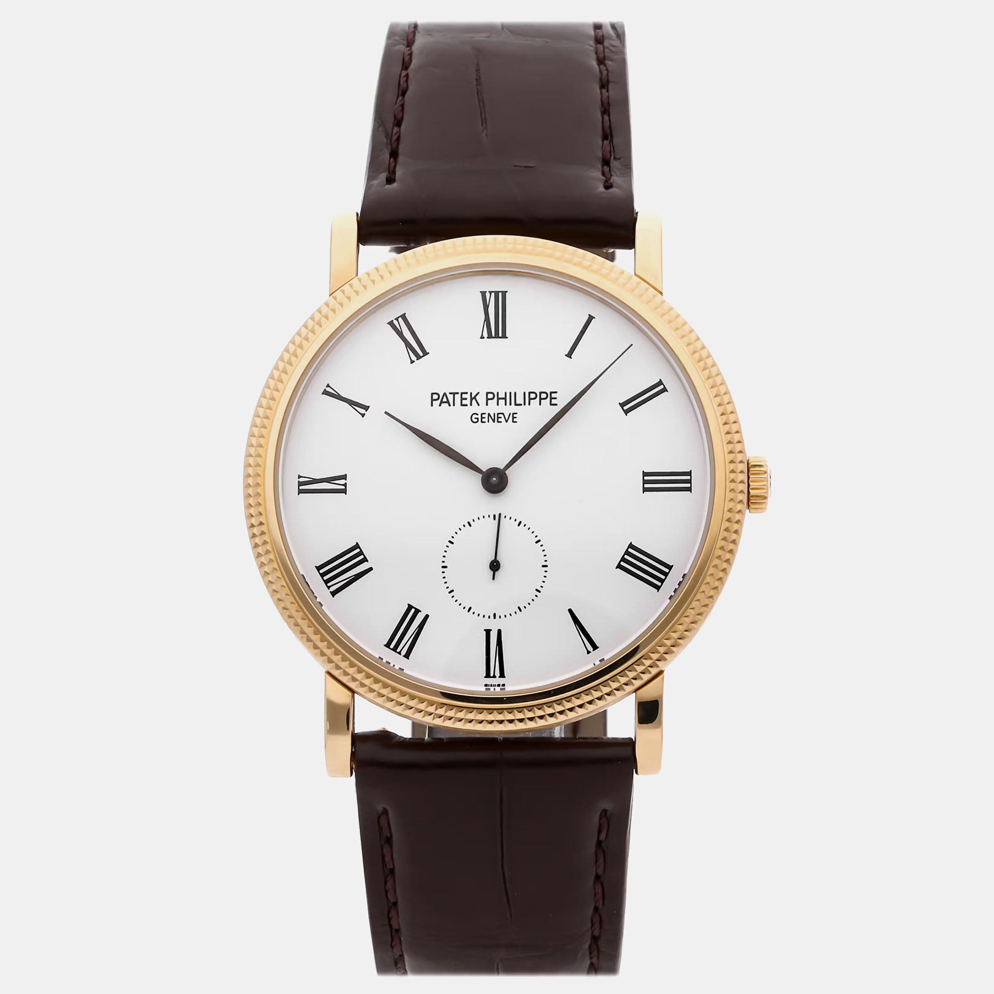 

Pre-Owned Patek Philippe Calatrava Men's Watch 36 mm, White