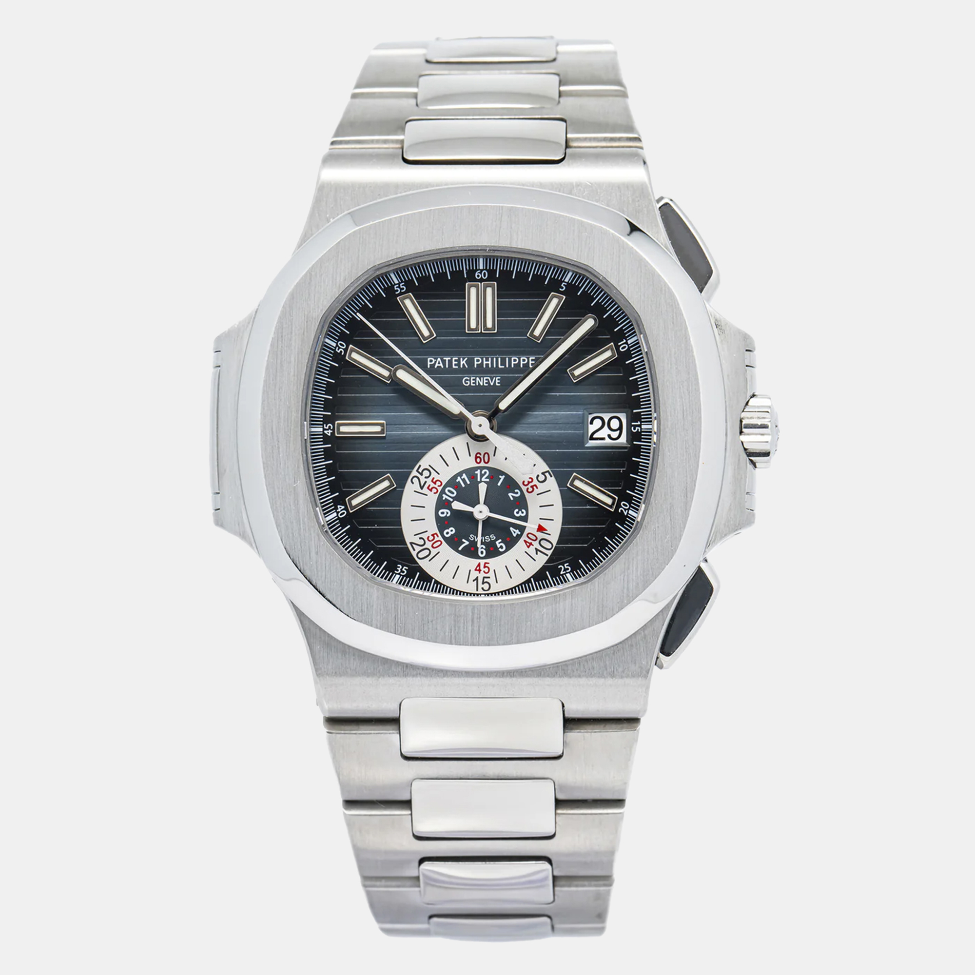

Patek Philippe Grey Stainless Steel Nautilus 5980/1A-00 Automatic Men's Wristwatch