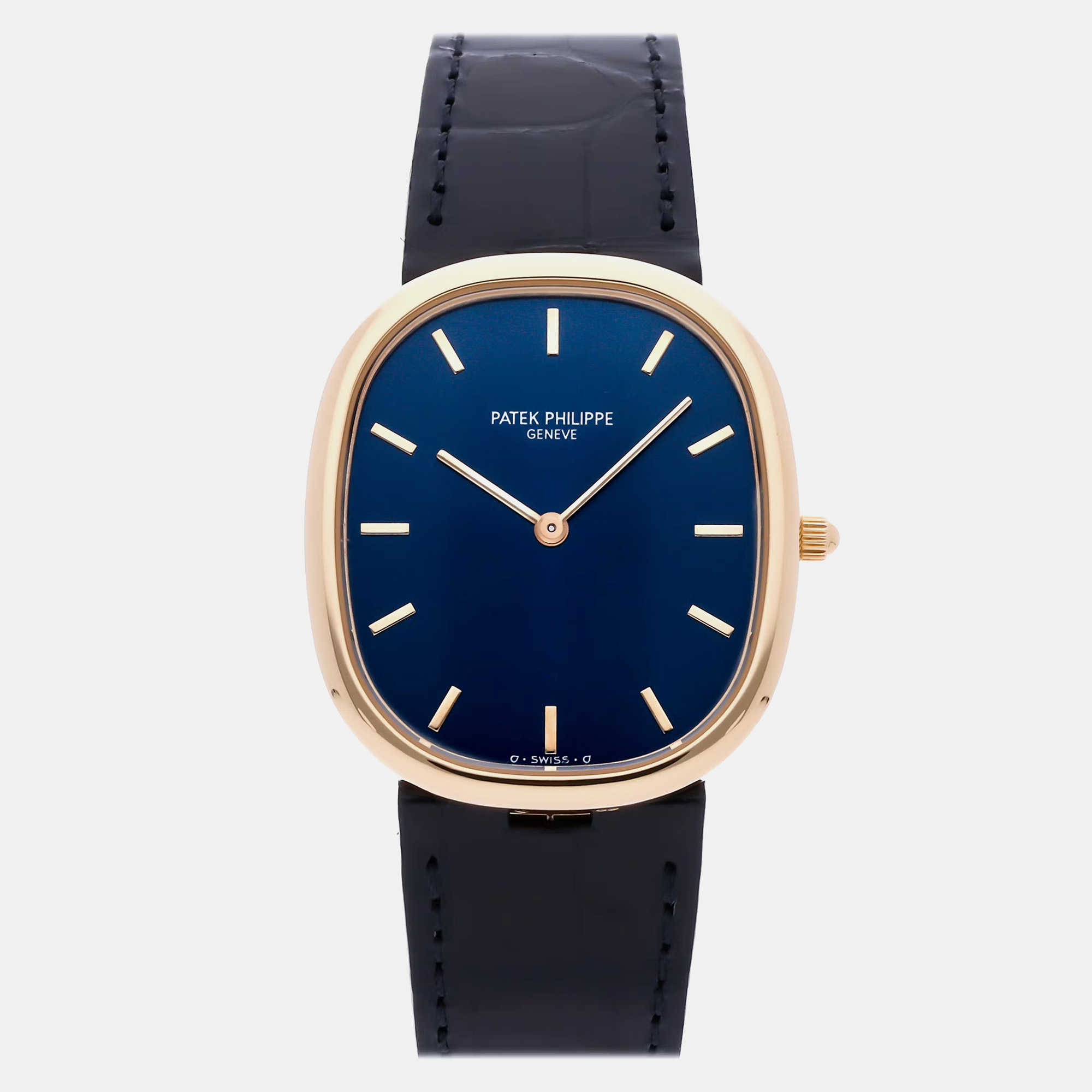 

Pre-Owned Patek Philippe Golden Ellipse, Blue