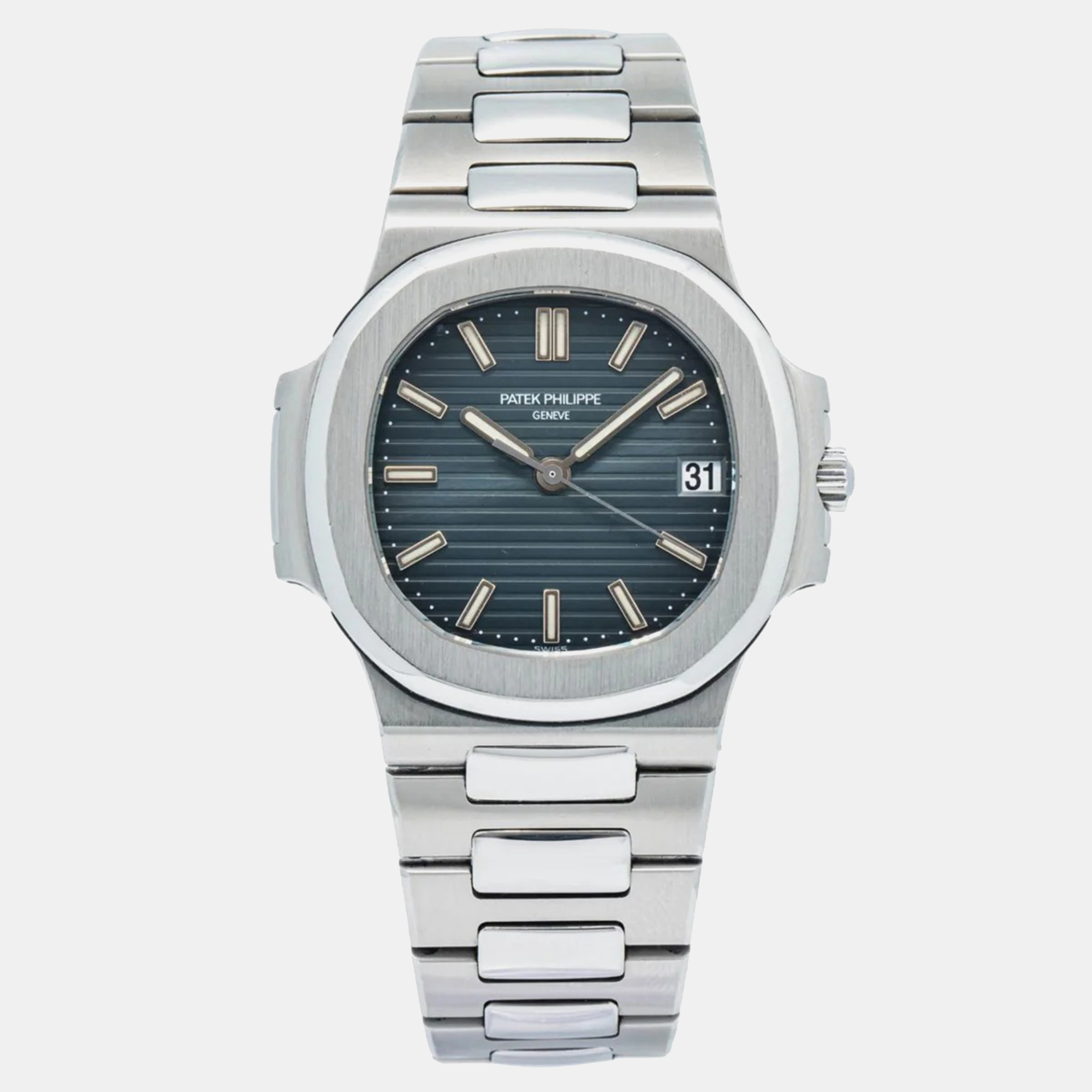 

Patek Philippe Nautilus 5800 Automatic Blue Stainless Steel Men's Wristwatch