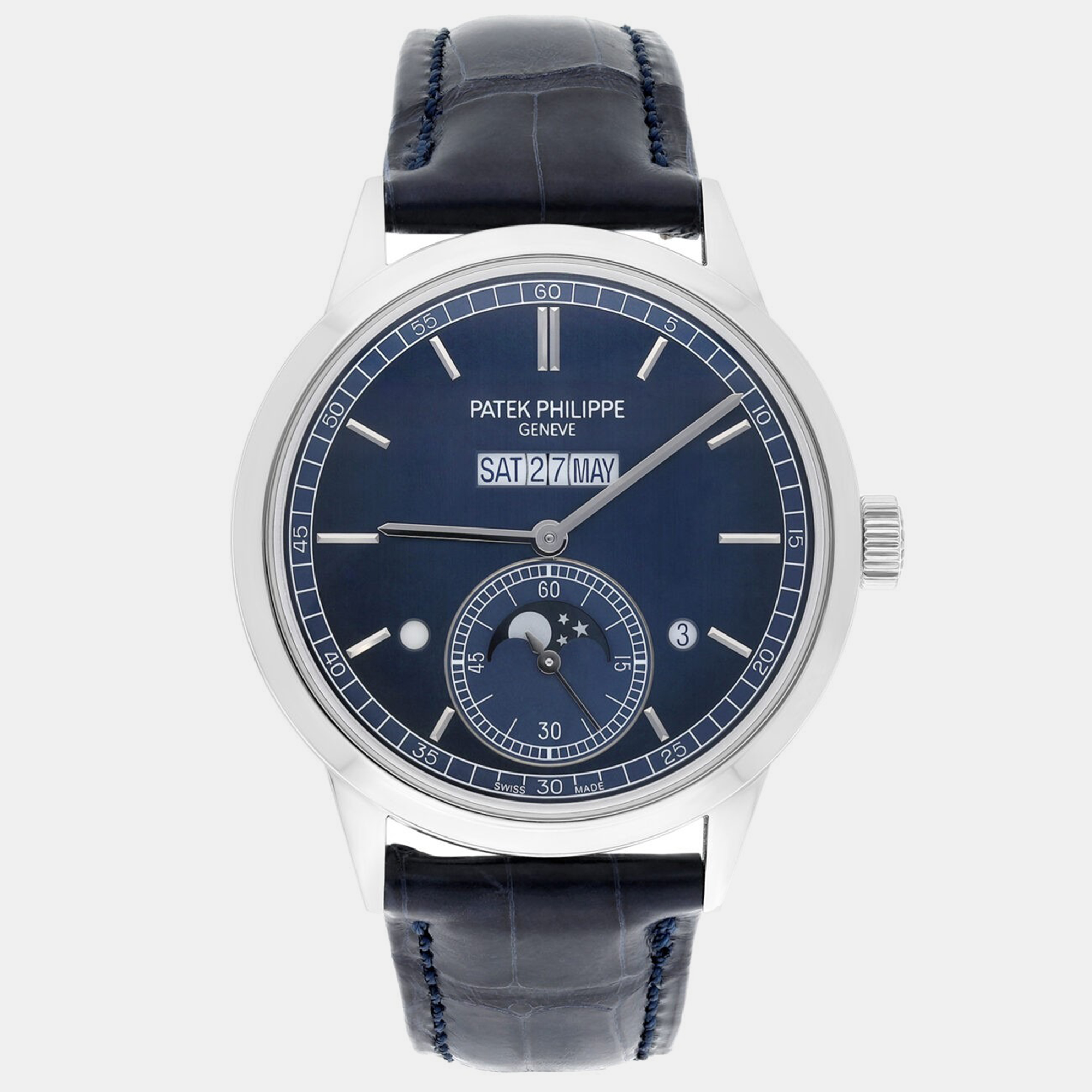 

Patek Philippe Perpetual Calendar 5236P Automatic Blue Platinum Men's Wristwatch 41 mm