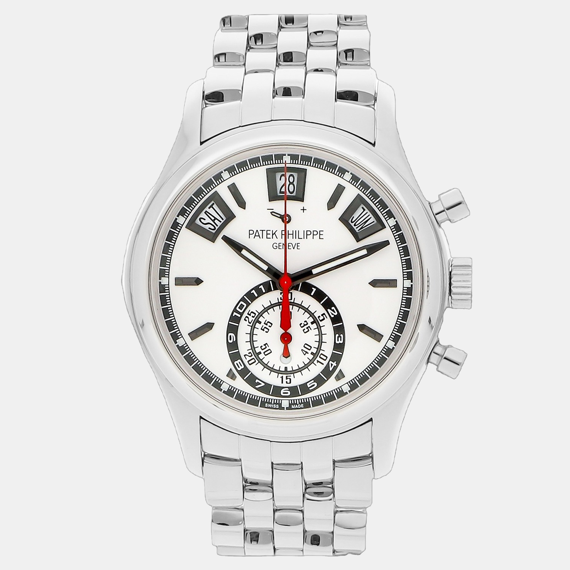 

Pre-Owned Patek Philippe Annual Calendar Chronograph 5960/1A-001, White