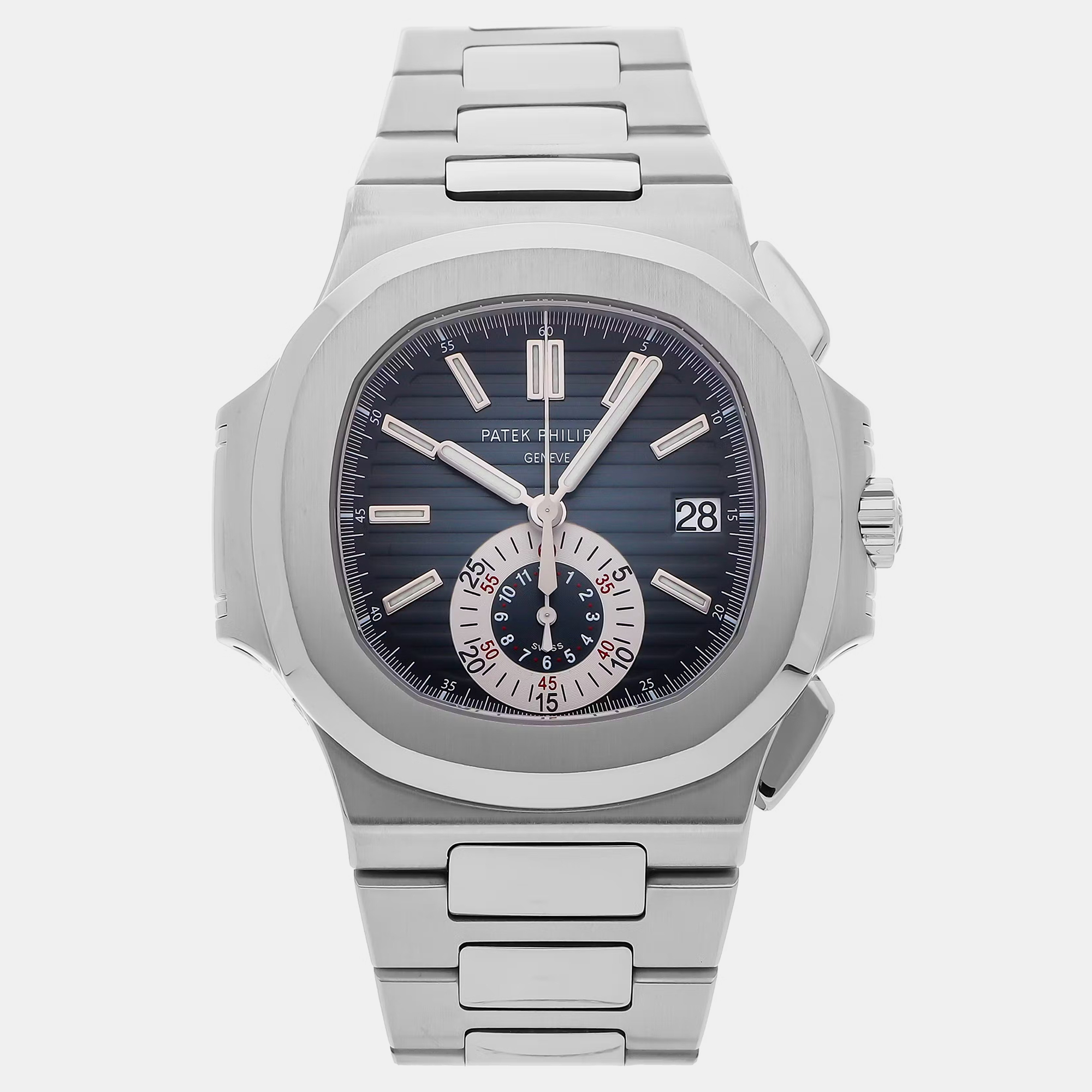 

Pre-Owned Patek Philippe Nautilus Chronograph 5980/1A-001, Blue