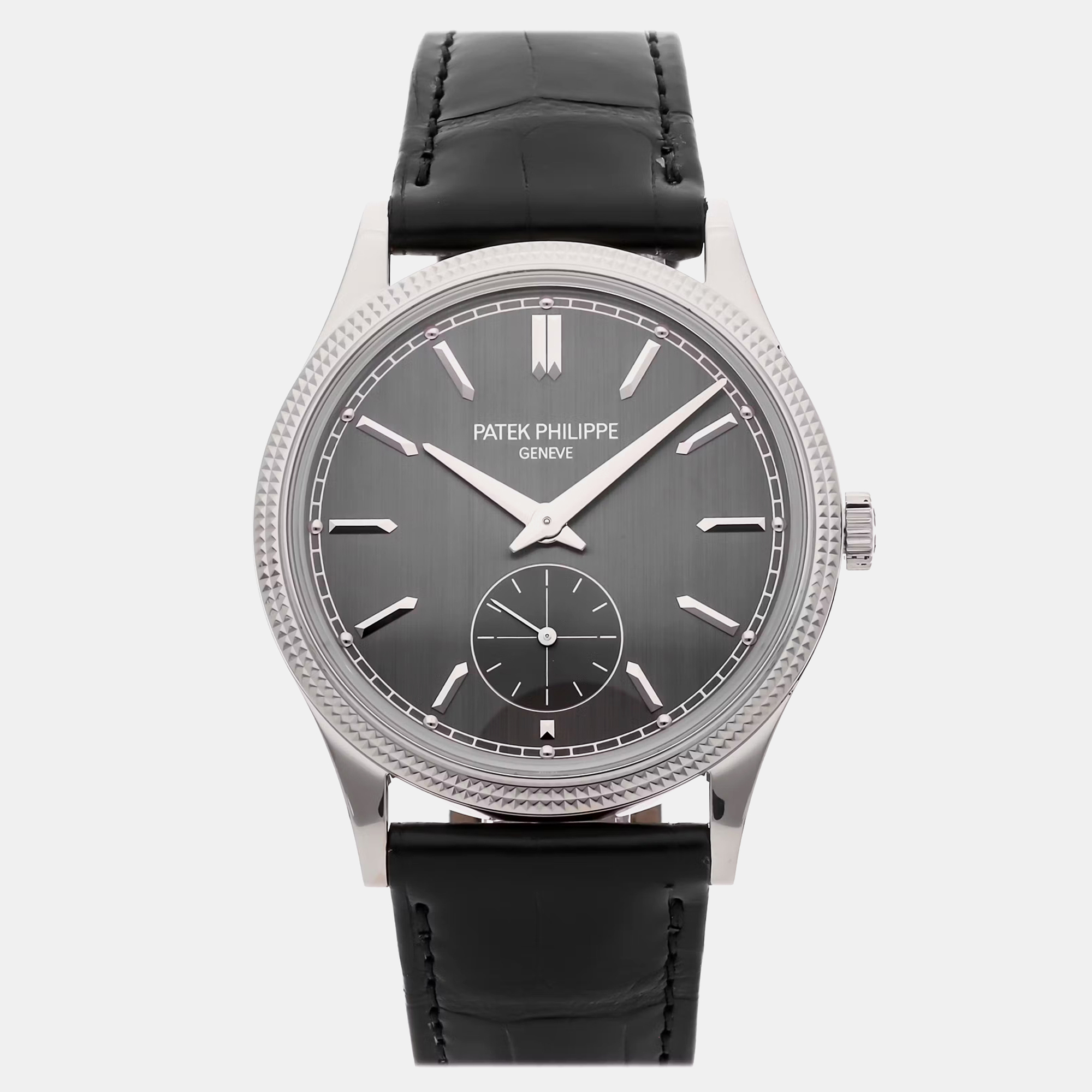 

Pre-Owned Patek Philippe Calatrava 6119G-001, Black