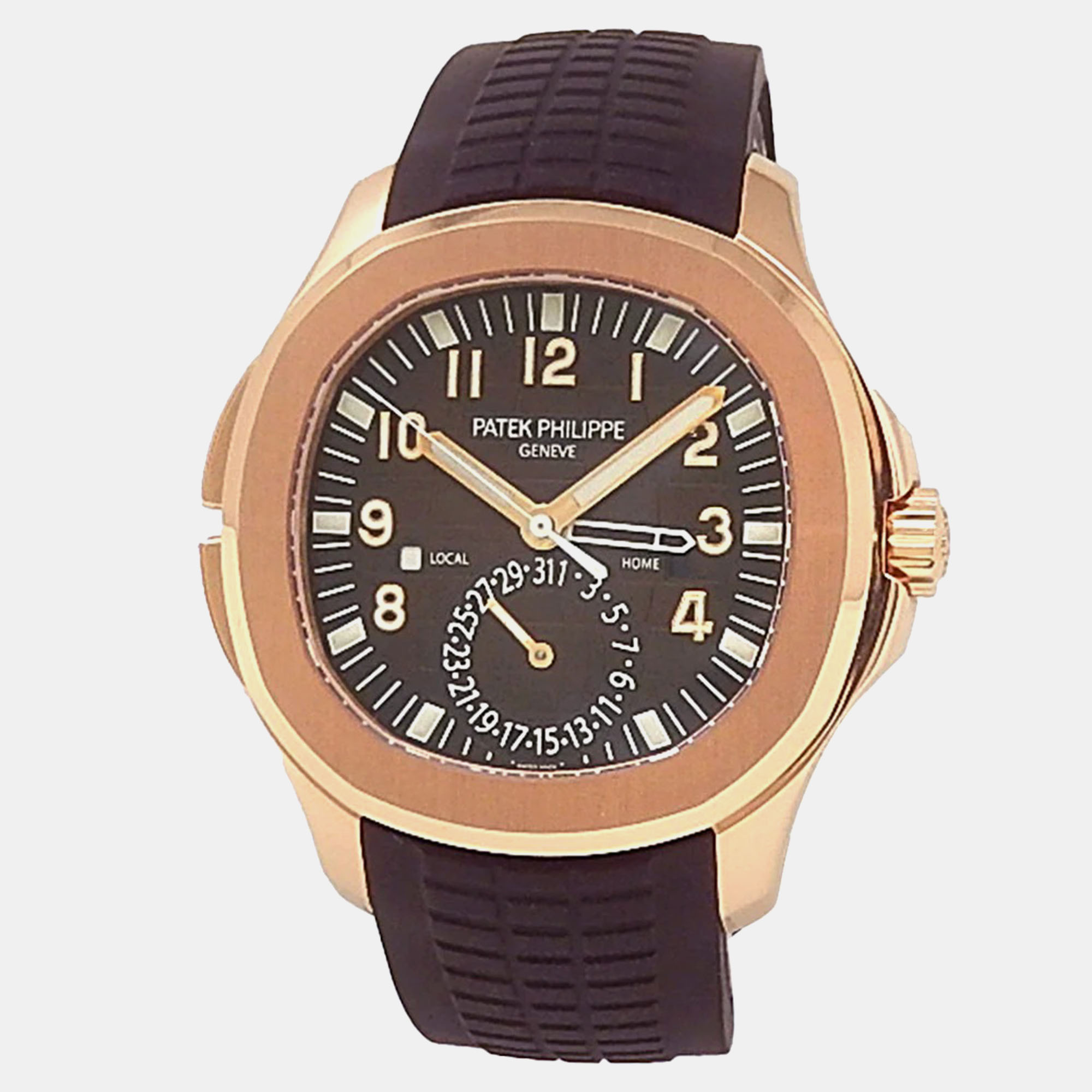 

Patek Philippe Aquanaut 5164R-001 Automatic Chocolate 18K Rose Gold Men’s Wristwatch 40 mm, Brown