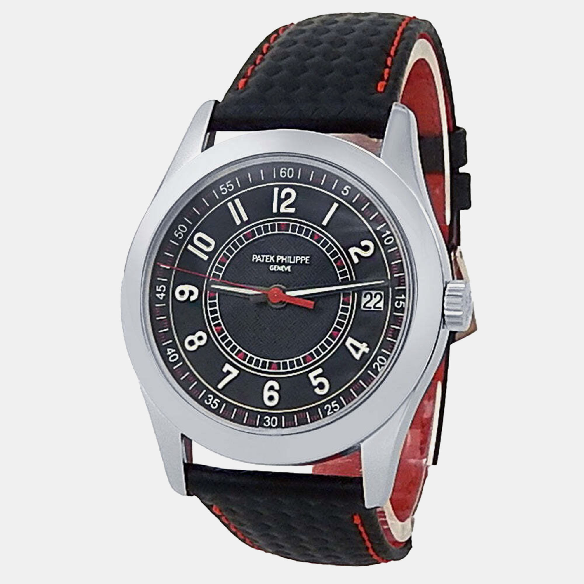 

Patek Philippe Calatrava 6007G-010 Automatic Black 18K White Gold Men’s Wristwatch 40 mm