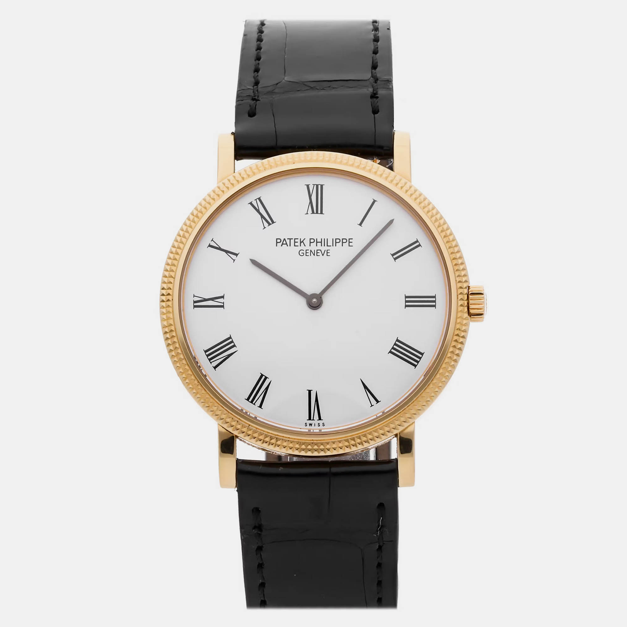 

Pre-Owned Patek Philippe Calatrava 5120J-001 35 mm, White