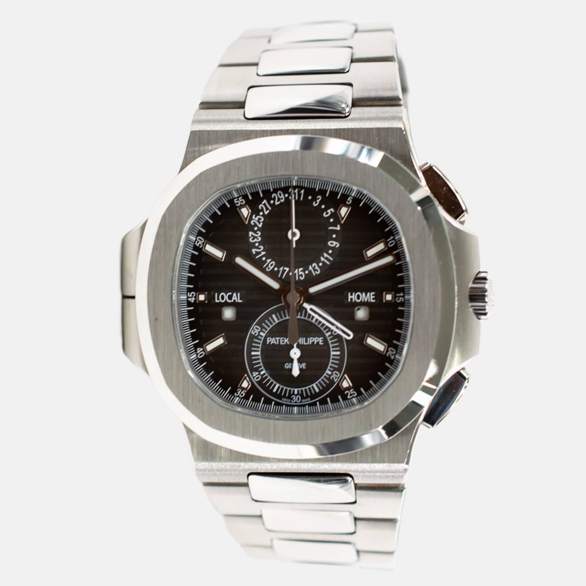 

Patek Philippe Nautilus Flyback Chronograph 5990/1A-001 Grey Automatic Stainless Steel Men's Wristwatch 40 mm