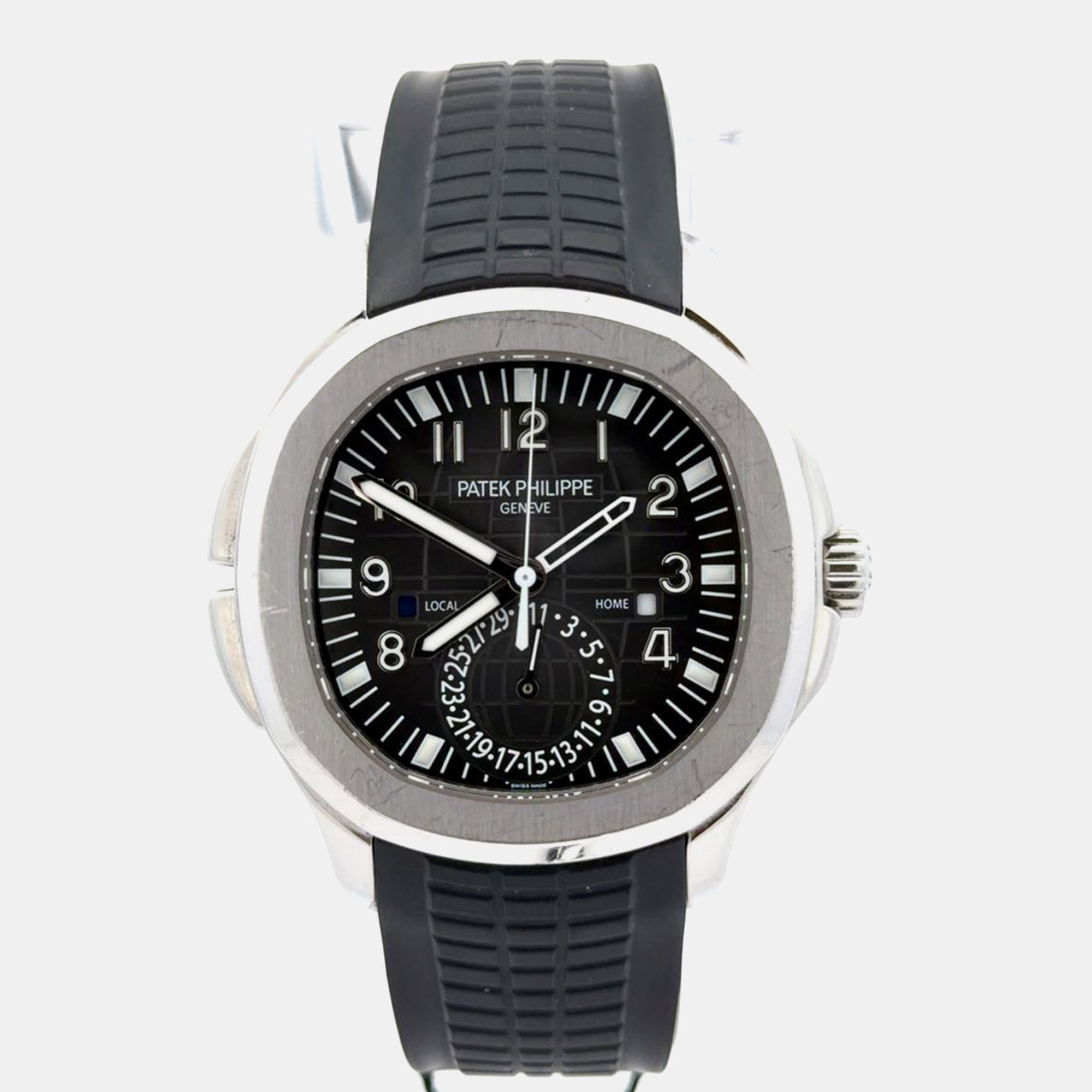 

Patek Philippe Aquanaut Travel Time 5164A-001 Automatic Black Stainless Steel Men's Wristwatch