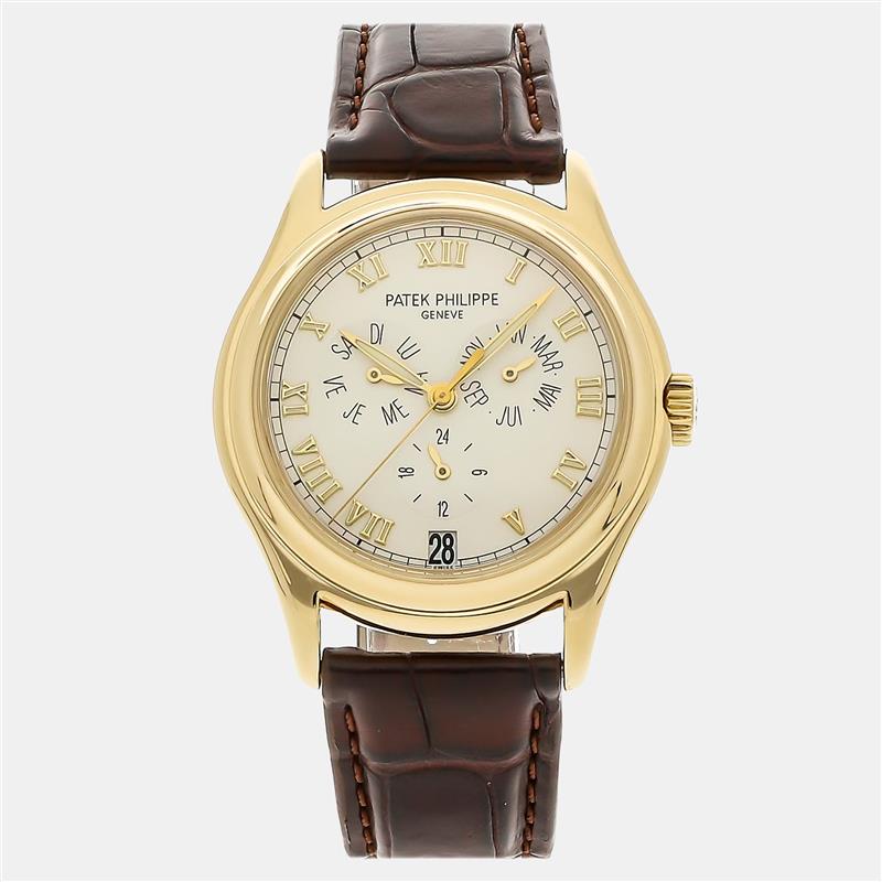 

Pre-Owned Patek Philippe Complications Annual Calendar 5035J-001 Automatic 37 mm, White